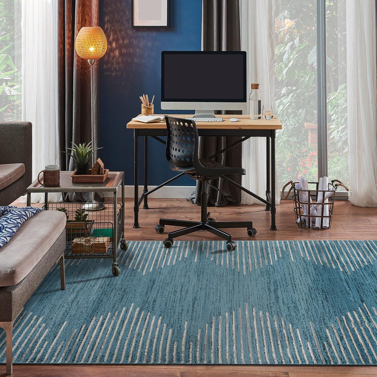 World Rug Gallery Bohemian Stripe Area Rug