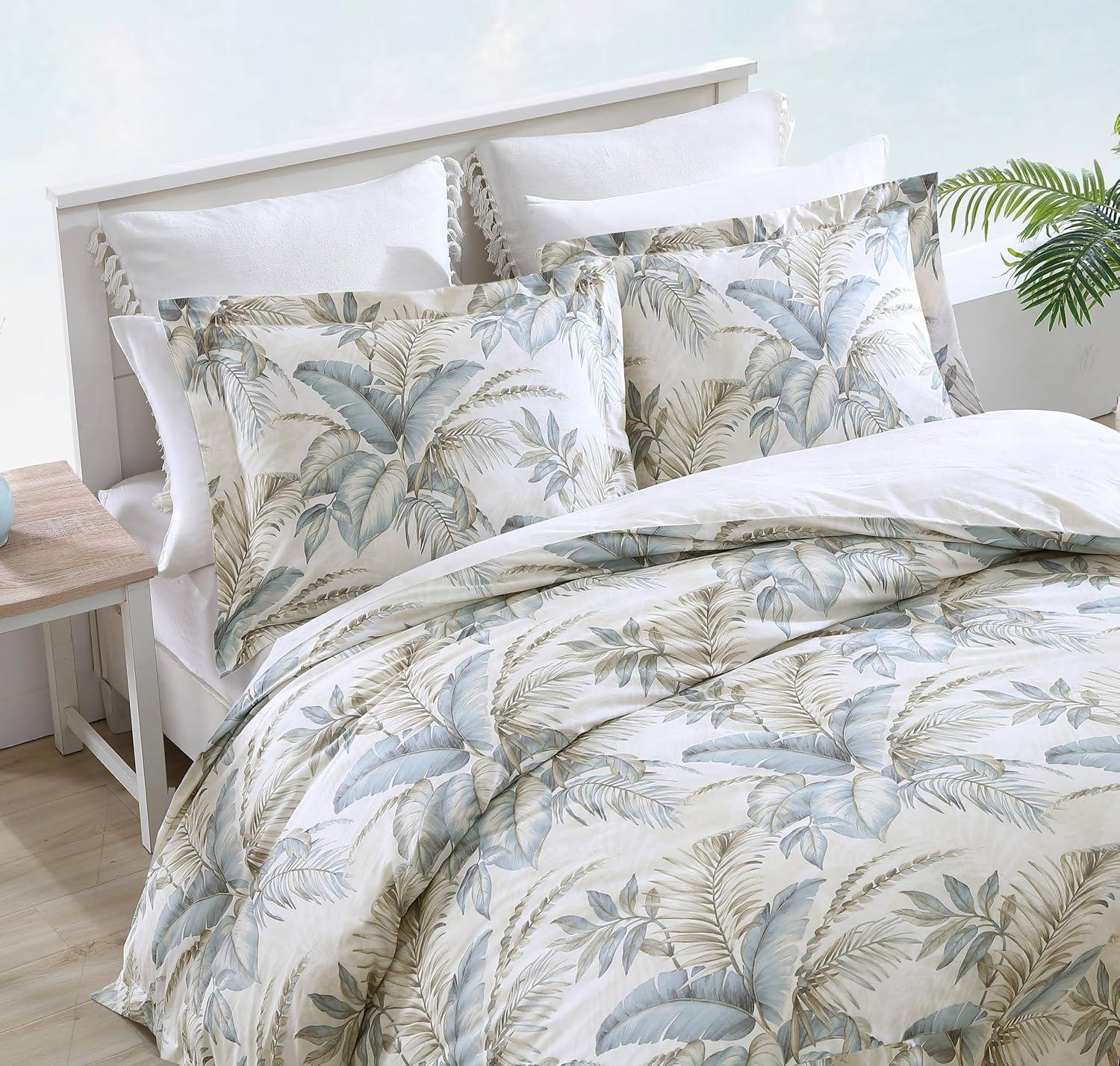 Tommy Bahama Bakers Bluff Blue Cotton Comforter Set