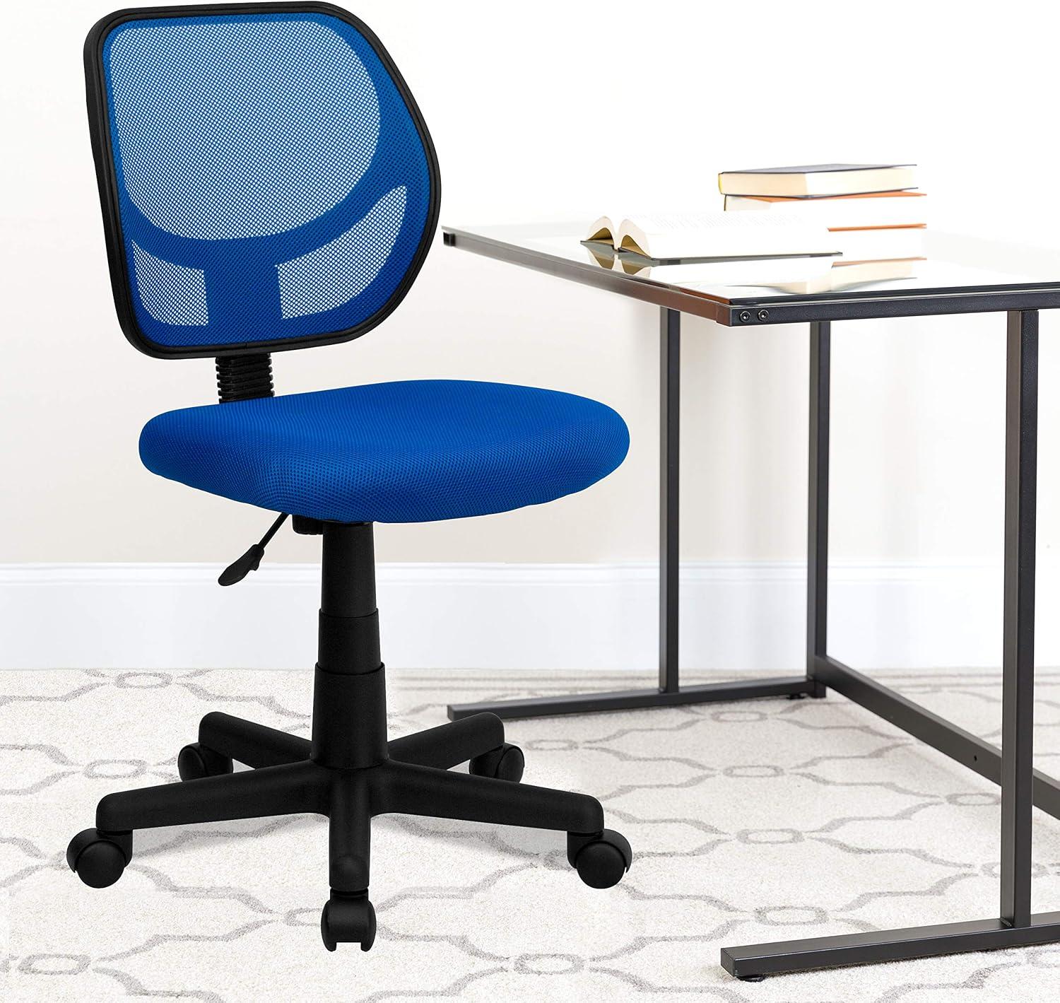 Flash Furniture Low Back Mesh Swivel Task Office Chair with Curved Square Back