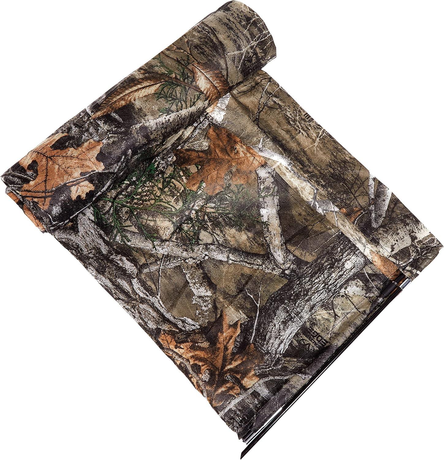 Allen Company Portable Ground Blind for Turkey and Deer Hunting - Outdoor Shooting Gear - Comes with Stakes for Easy Set Up - Realtree Edge Camo - 10" L x 27" H