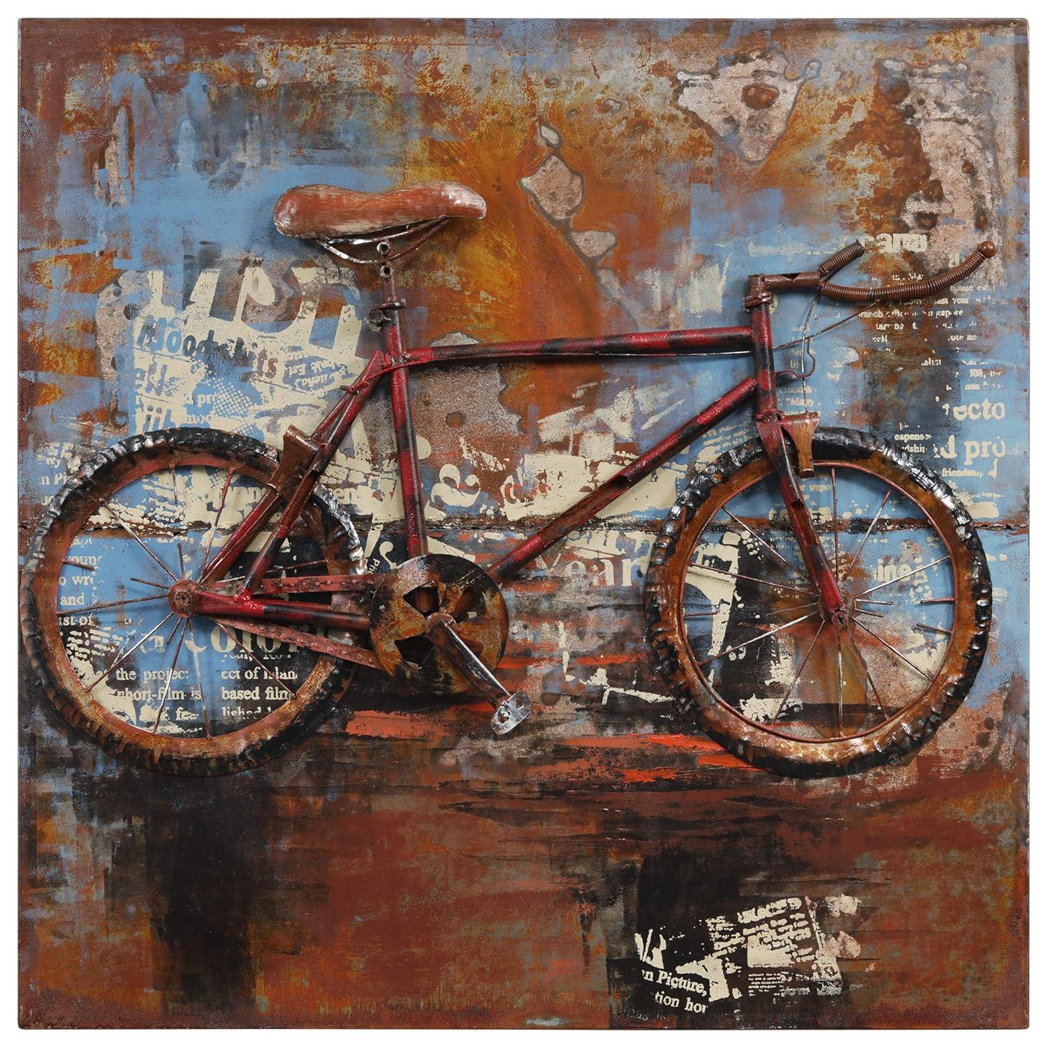 Empire Art Direct 'Biking' 3D Metal Wall Art