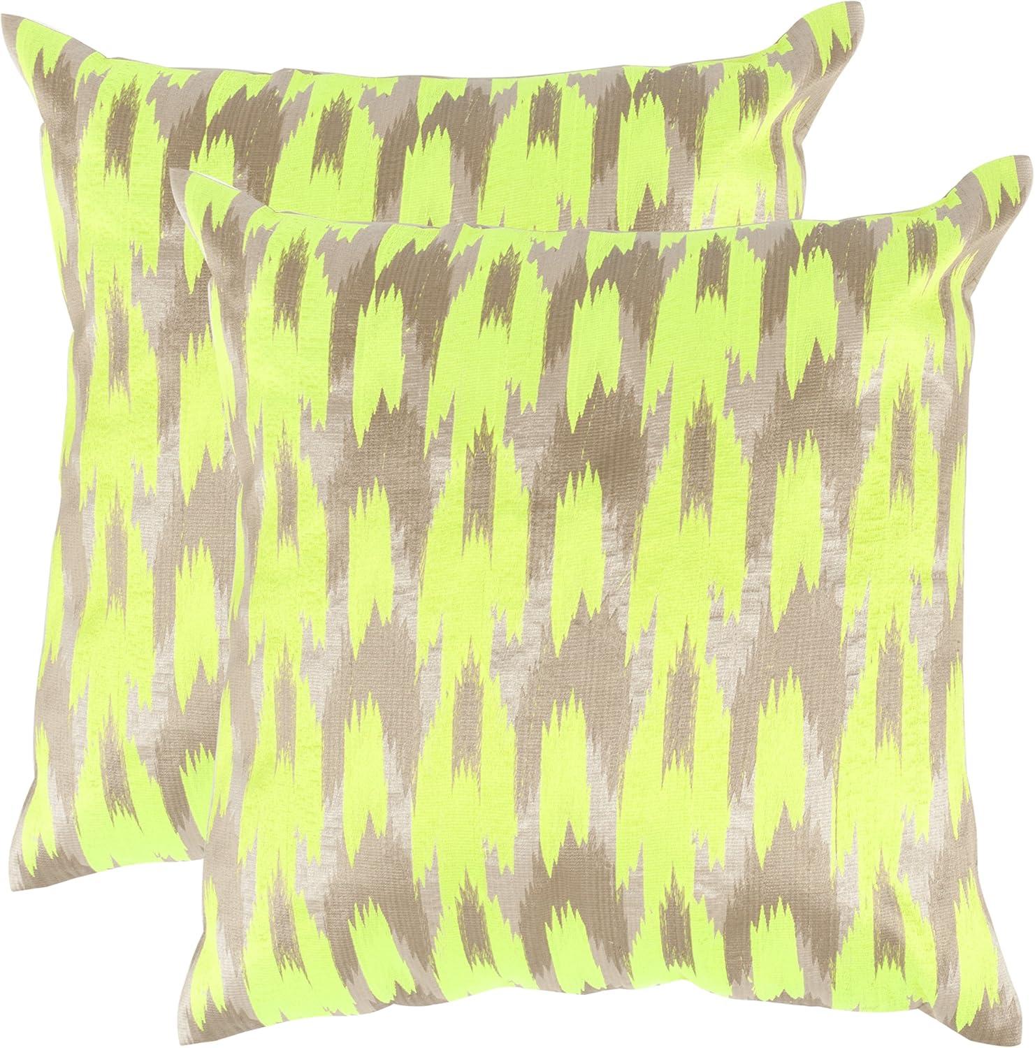 Feather Reversible Throw Pillow