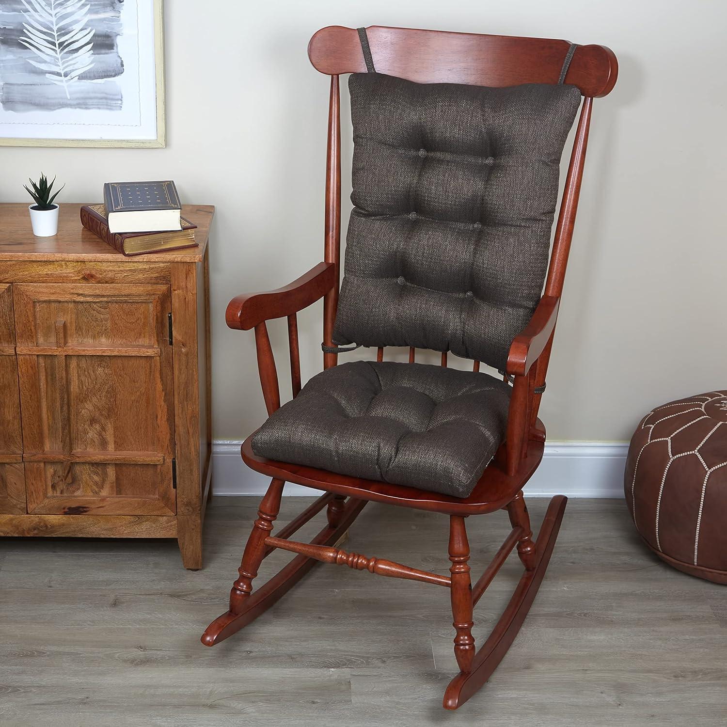 Klear Vu Outdoor 3'' Rocking Chair Seat / Back Cushion