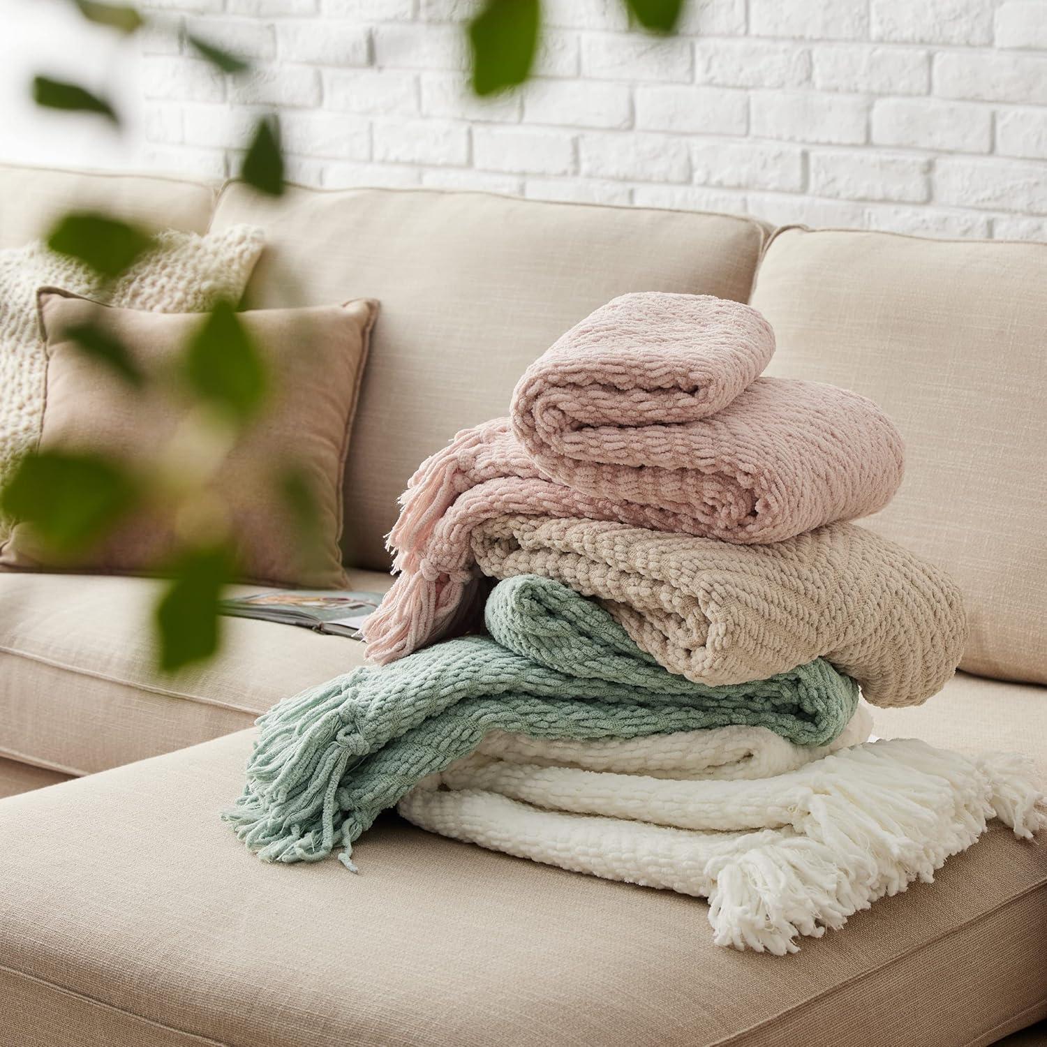 Bedsure Bedsure Knit Woven Blanket