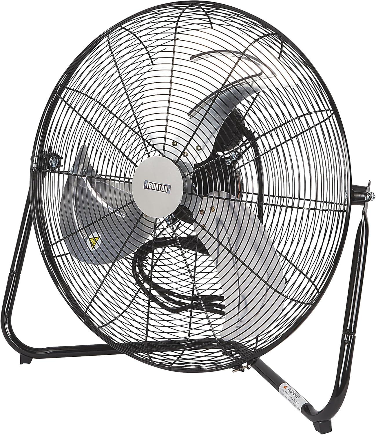 Ironton High-Velocity Indoor Floor Fan, 20in., 3600 CFM, 120 Volts
