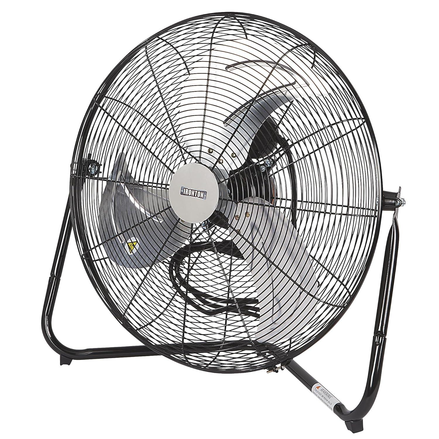Ironton High-Velocity Indoor Floor Fan, 20in., 3600 CFM, 120 Volts