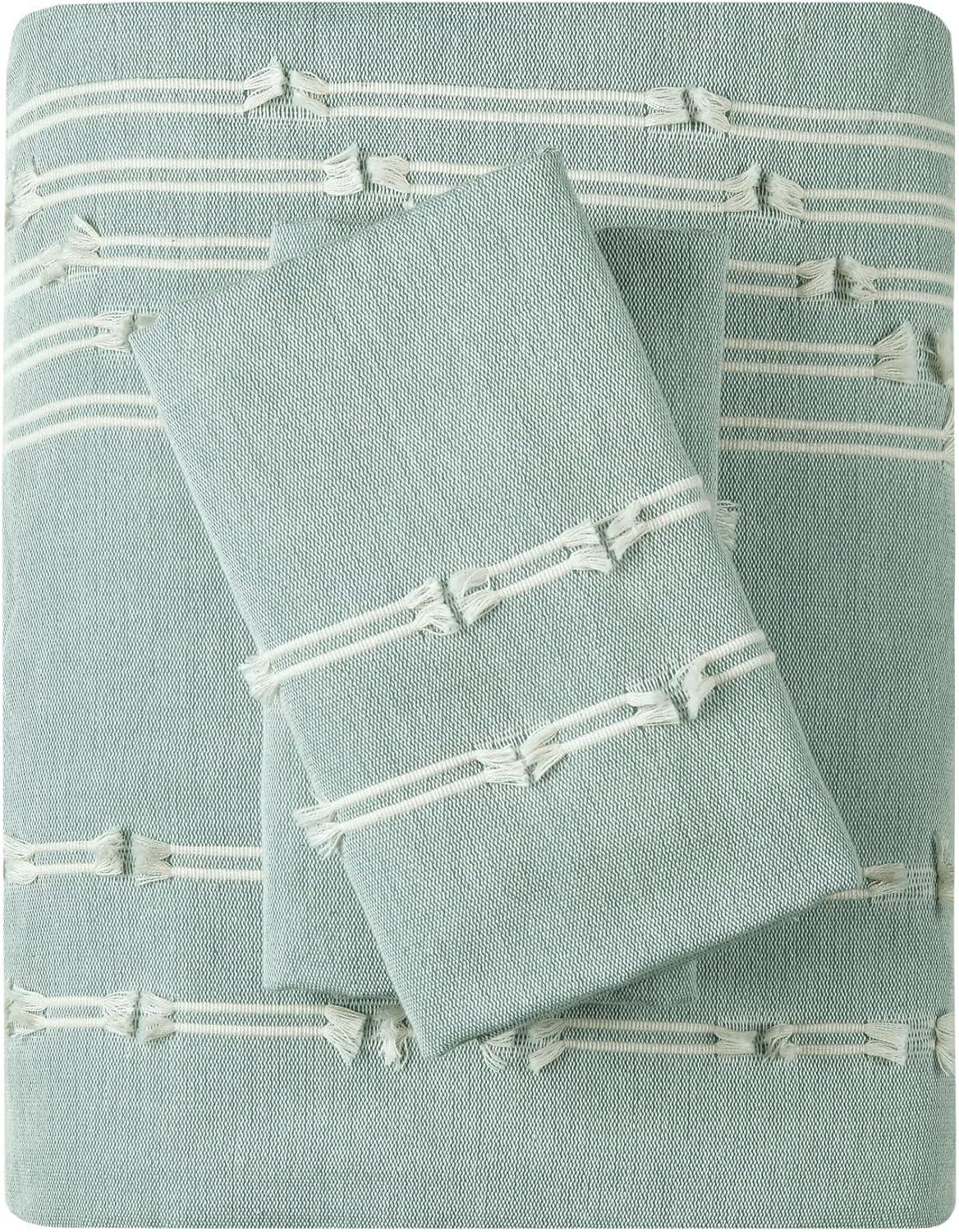 3 Piece Cotton Jacquard Bedding Set