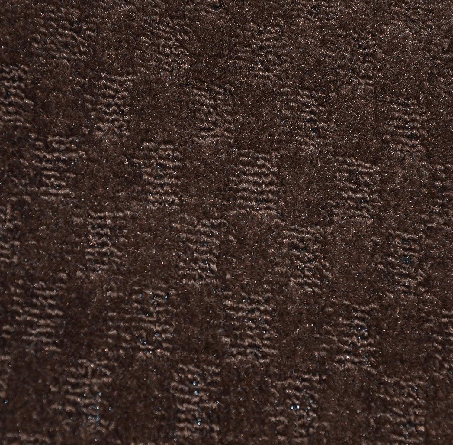 Medallion Chocolate 12' Square Tufted Synthetic Area Rug