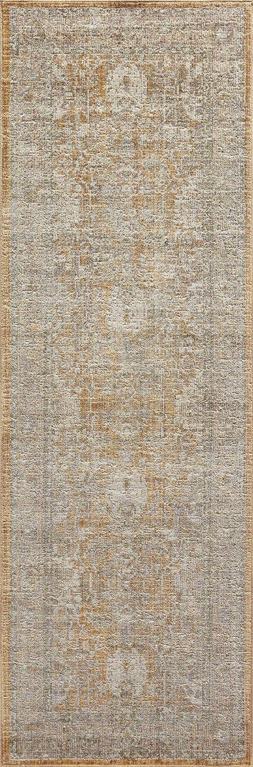 Chris Loves Julia x Loloi Rosemarie Oriental Gold/Sand Area Rug
