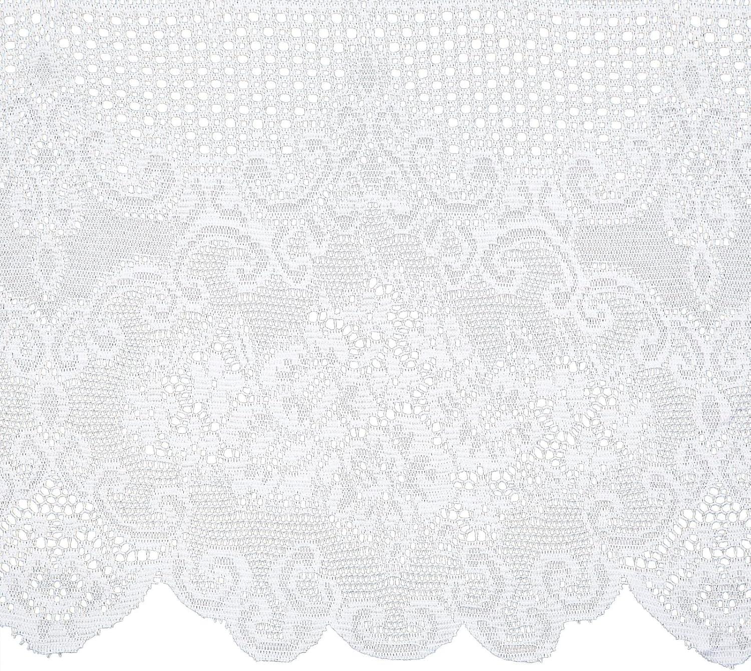 Juvale White Lace Tablecloth for Rectangular Tables, Vintage Style Wedding Table Cloths for Formal Dining, 60 x 97 In