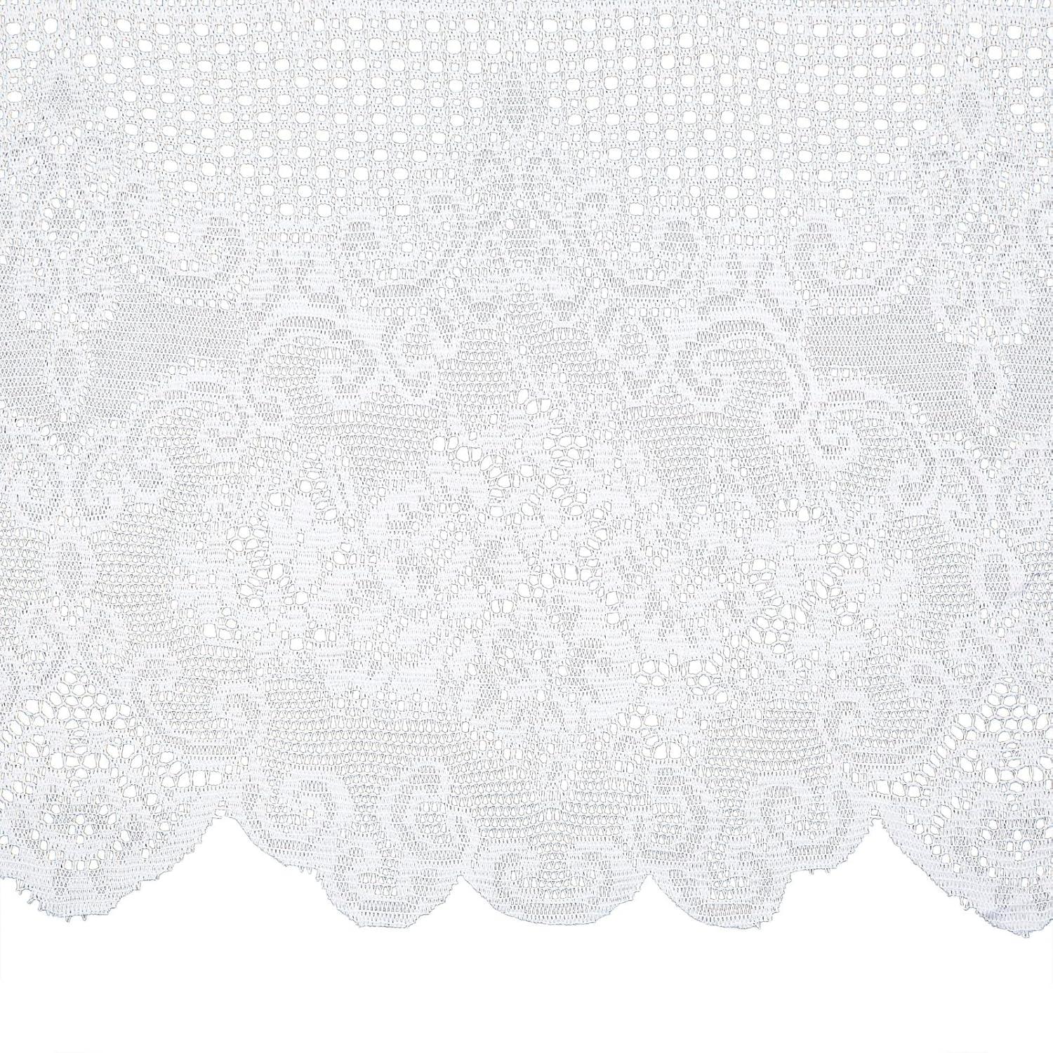 Juvale White Lace Tablecloth for Rectangular Tables, Vintage Style Wedding Table Cloths for Formal Dining, 60 x 97 In