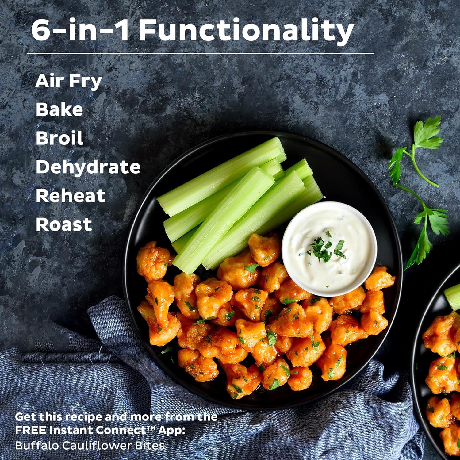 Instant Pot Vortex Plus 4qt 6-in-1 Stainless Steel Air Fryer