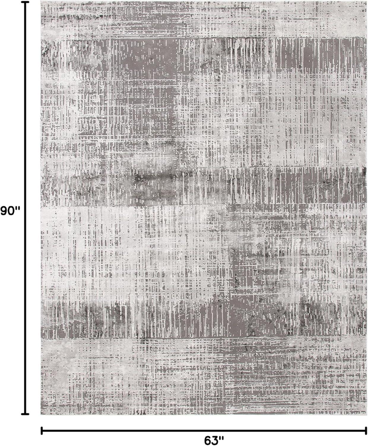 Craft CFT874 Loomed Indoor Area Rug - Grey/Dark Grey - 5'3"x7'6" - Safavieh