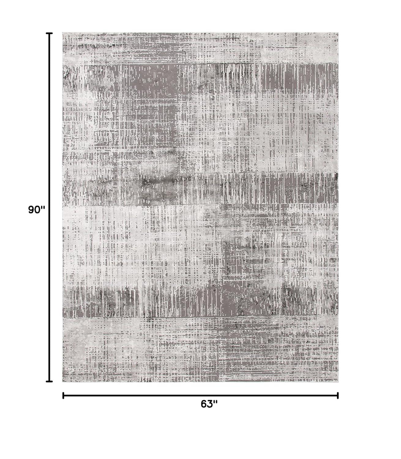 Craft CFT874 Loomed Indoor Area Rug - Grey/Dark Grey - 5'3"x7'6" - Safavieh