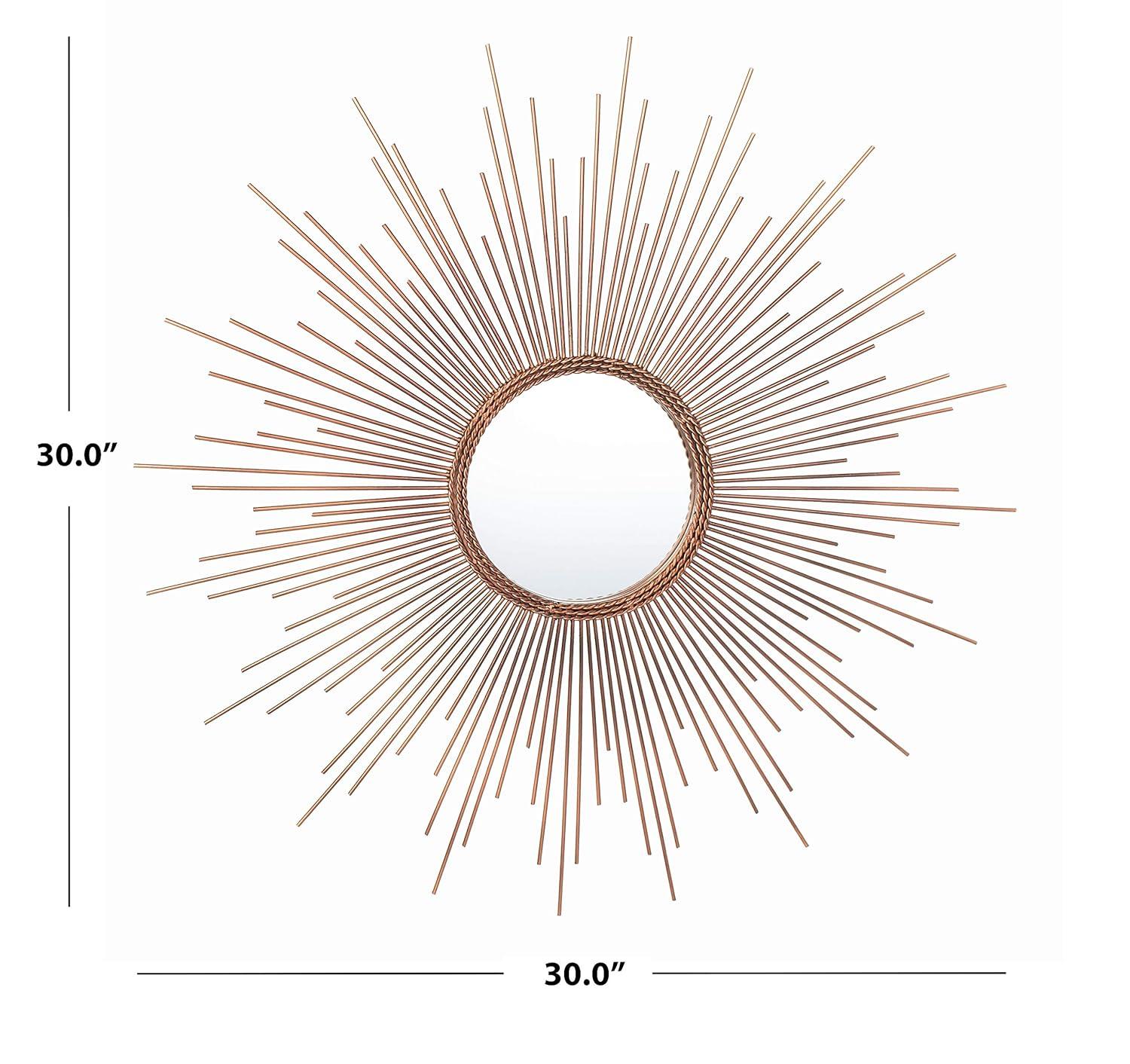 Genevieve Sunburst Mirror - Copper - Safavieh