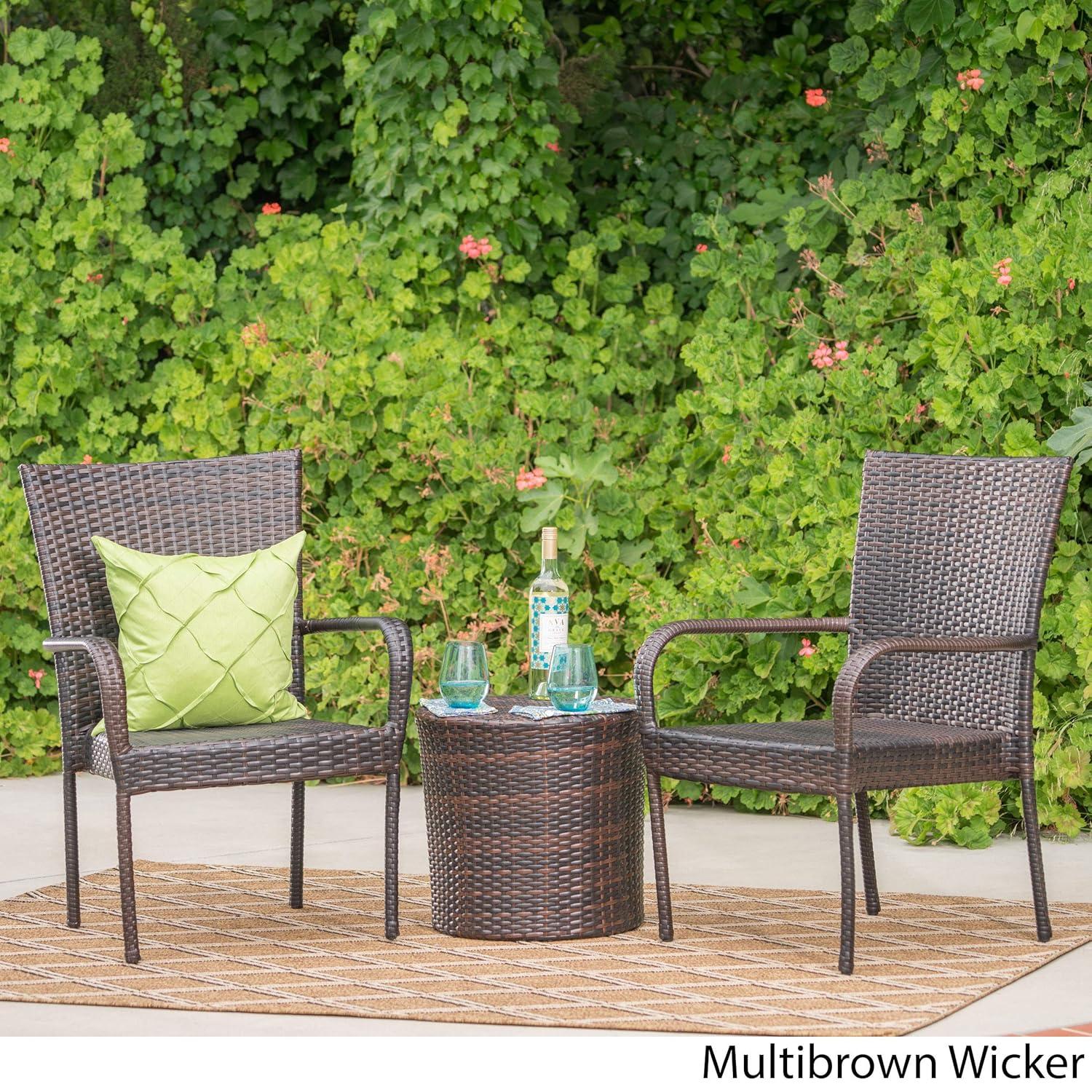 Wrought Studio™ Ault 3 Piece Conversation Set with Cushions