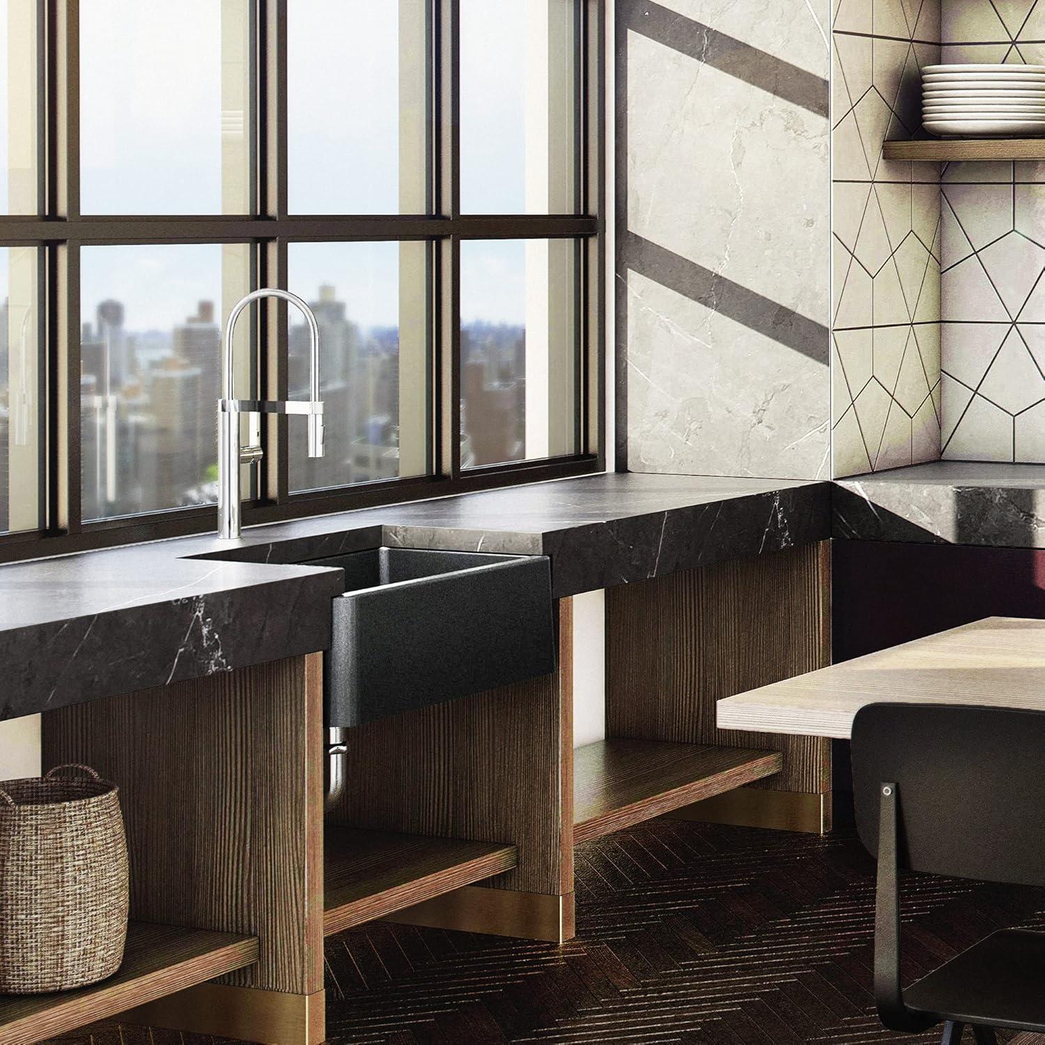 Ikon SILGRANIT 30" L x 19" W Farmhouse Sink