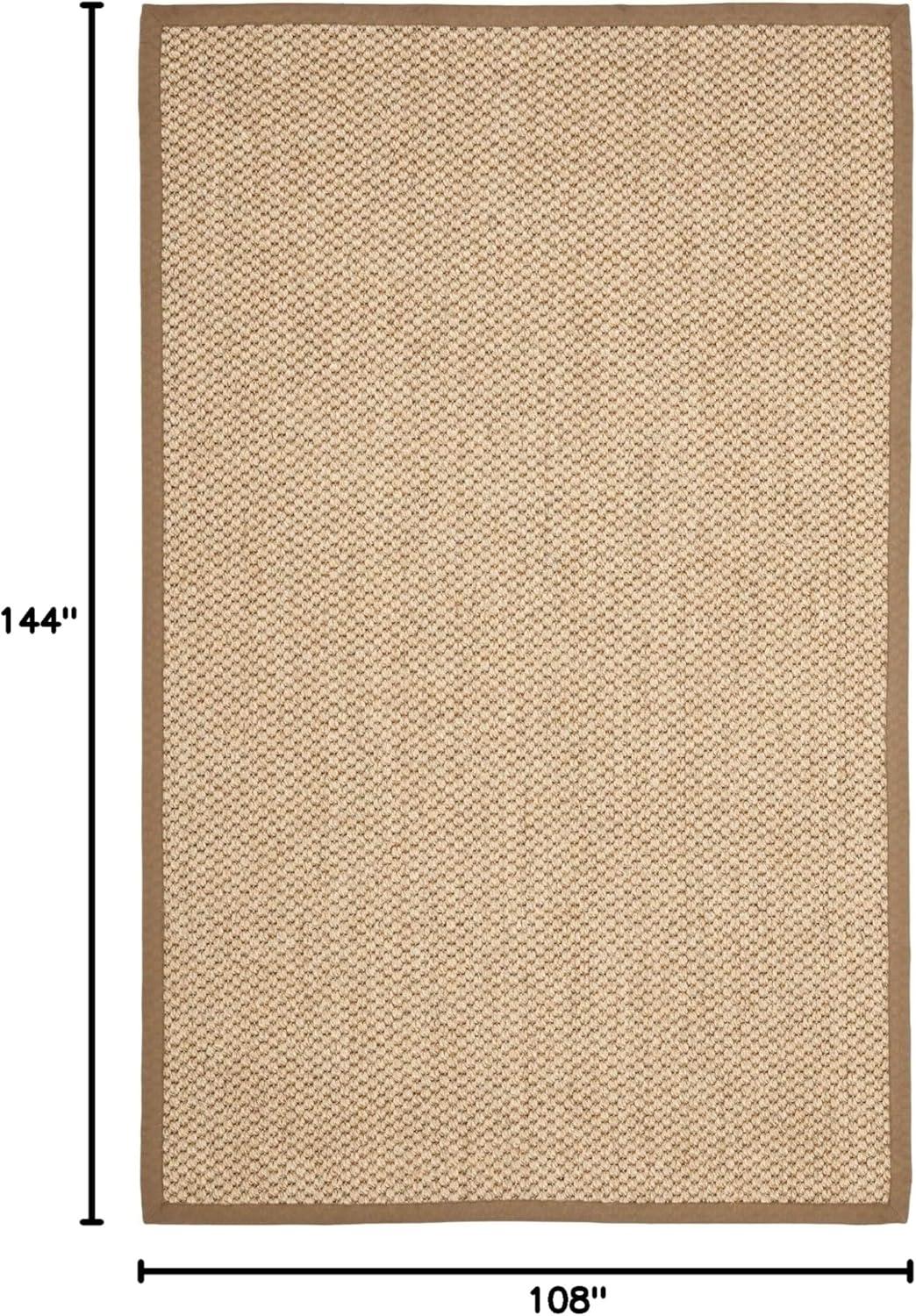 SAFAVIEH Natural Fiber Charlene Braided Jute Area Rug, Natural, 9' x 12'