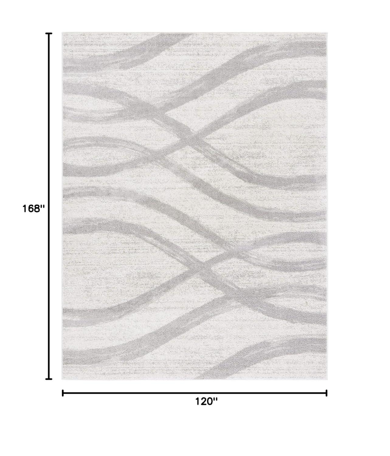 SAFAVIEH Adirondack Isidor Geometric Area Rug, Cream/Grey, 10' x 14'