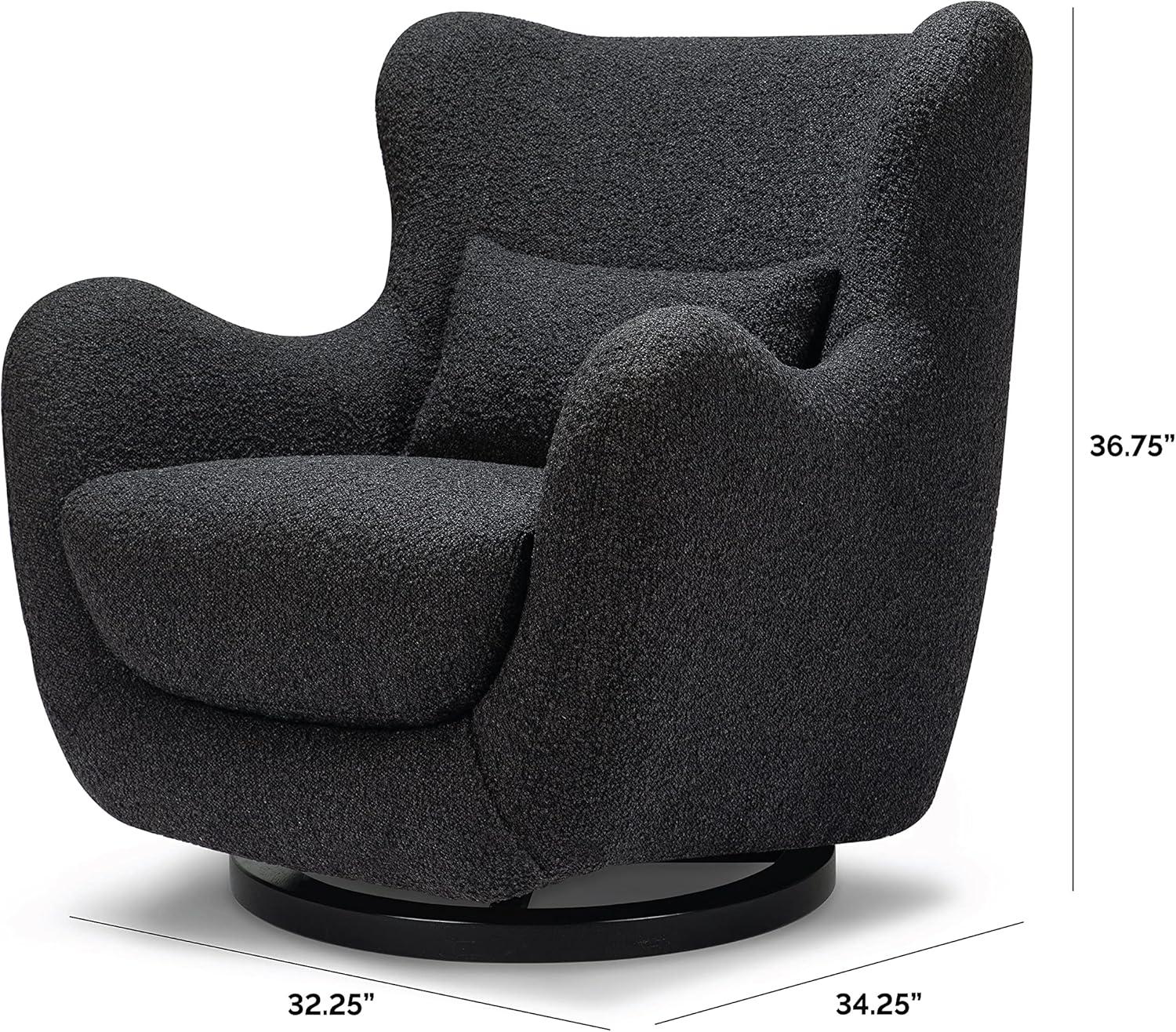 Solstice Swivel Glider in Boucle