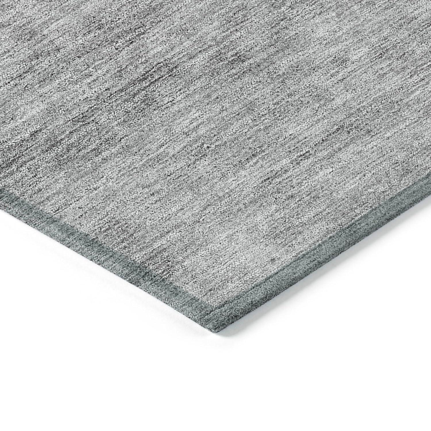 Addison Rugs Chantille ACN668 Charcoal 2'3" x 7'6" Indoor Outdoor Hallway Runner Rug, Easy Clean, Machine Washable, Non Shedding, Kitchen Area Carpet for Bathroom, Patio, Laundry and Bedroom Rug