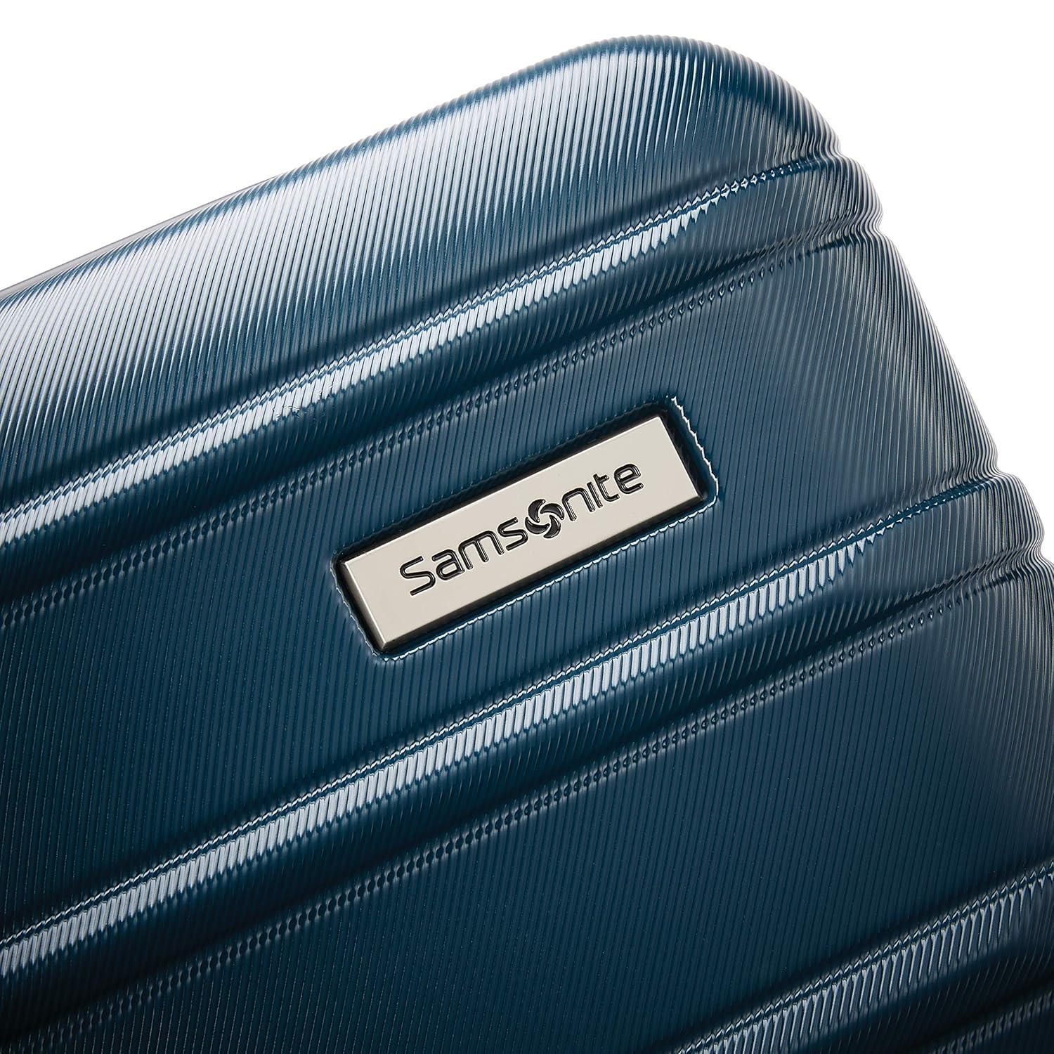 Samsonite 20" 3 Piece Hardside Spinner Carry On Luggage Set, Nova Teal