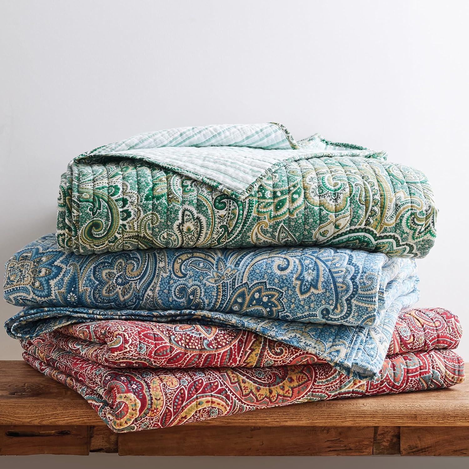 Levtex home Kimpton Green King Quilt Set