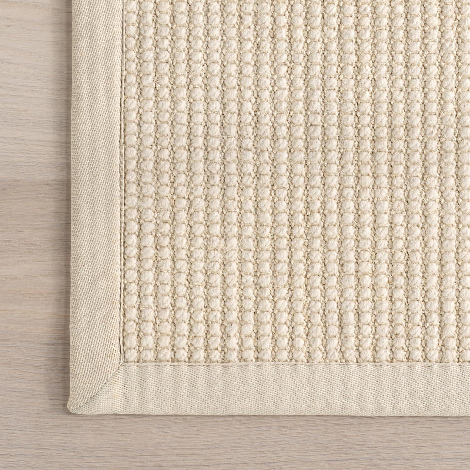 Nuloom Monica Geometric Wool Indoor Area Rug, 4' x 6', Ivory