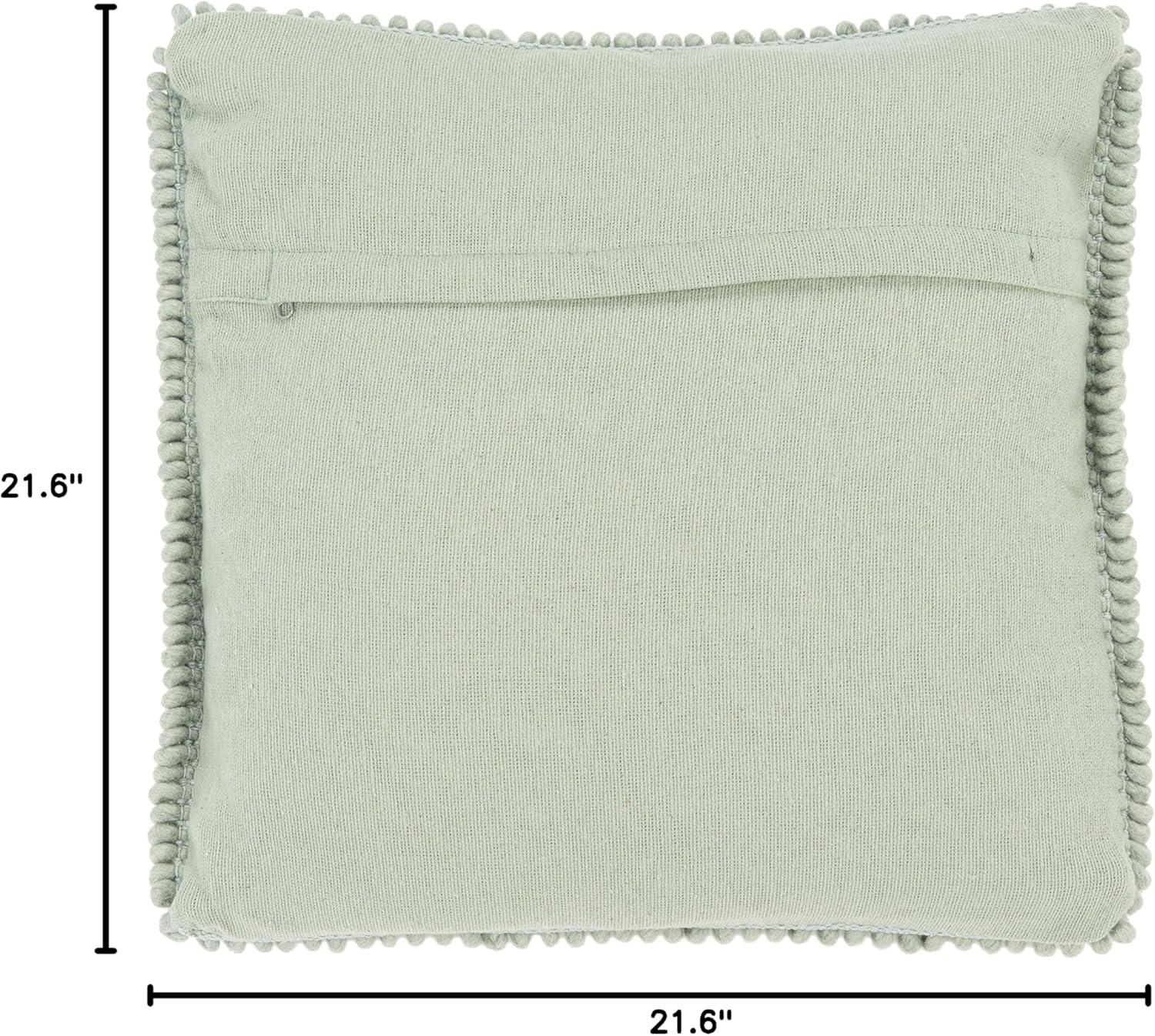 Safavieh Darvey Embroidered Wool Blend Reversible Throw Pillow