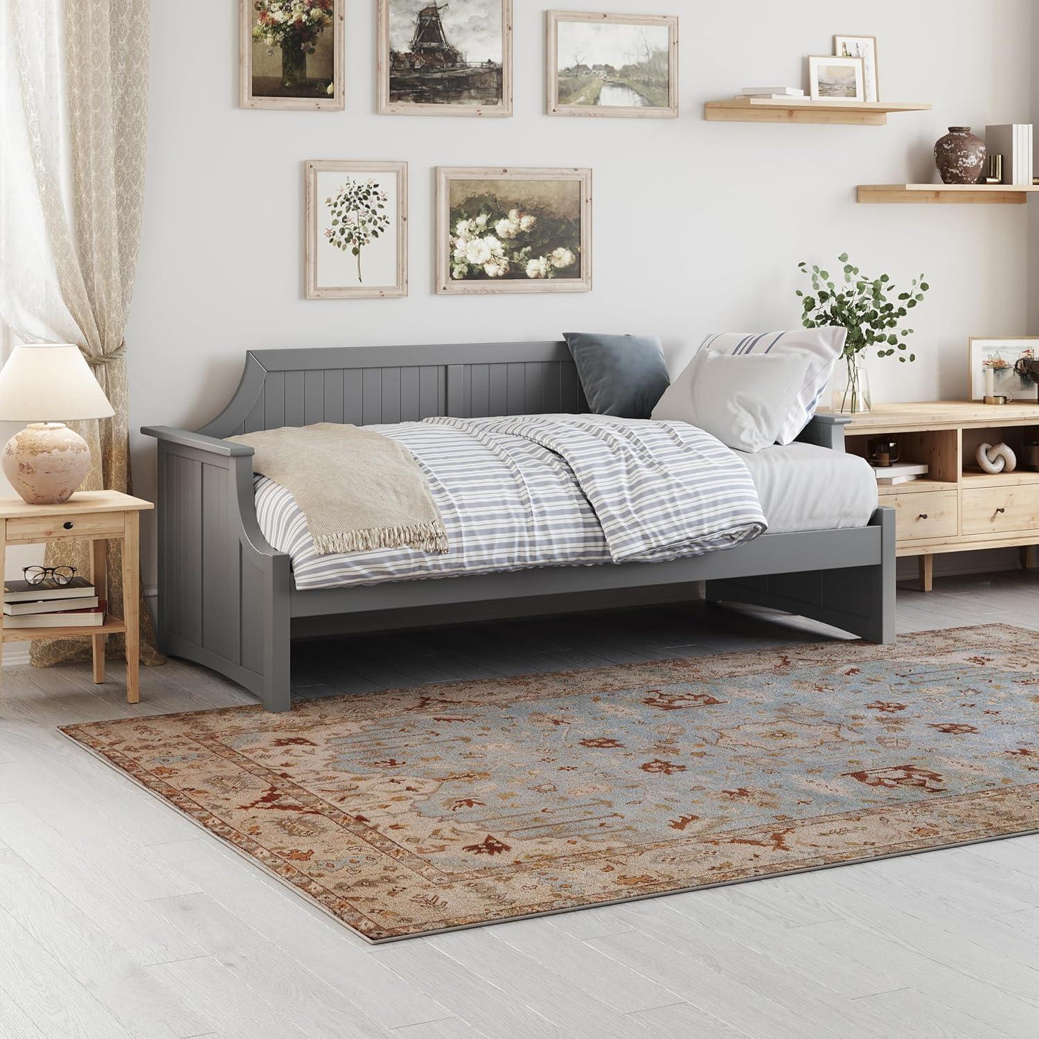 AFI Cambridge Twin Wood Daybed in Grey