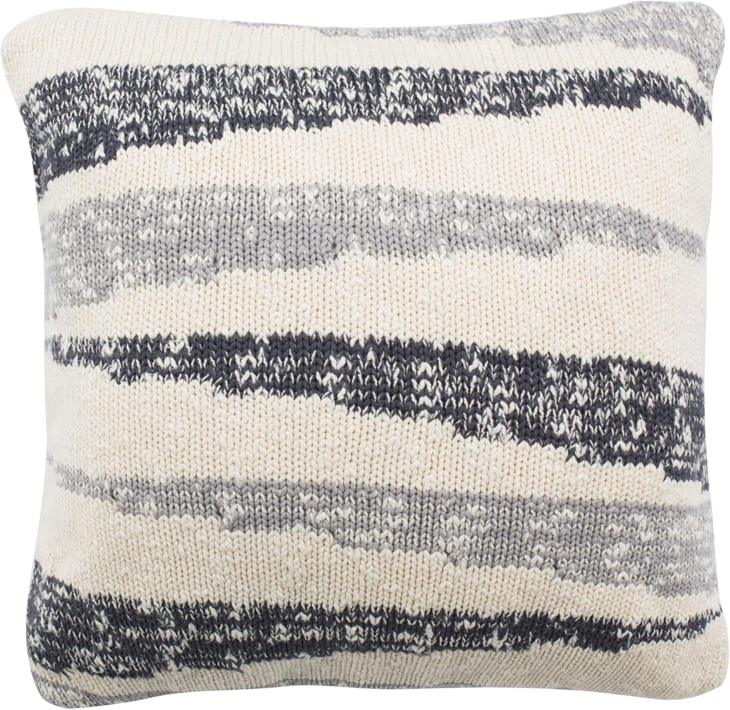 Imani Striped Cotton Reversible Throw Pillow