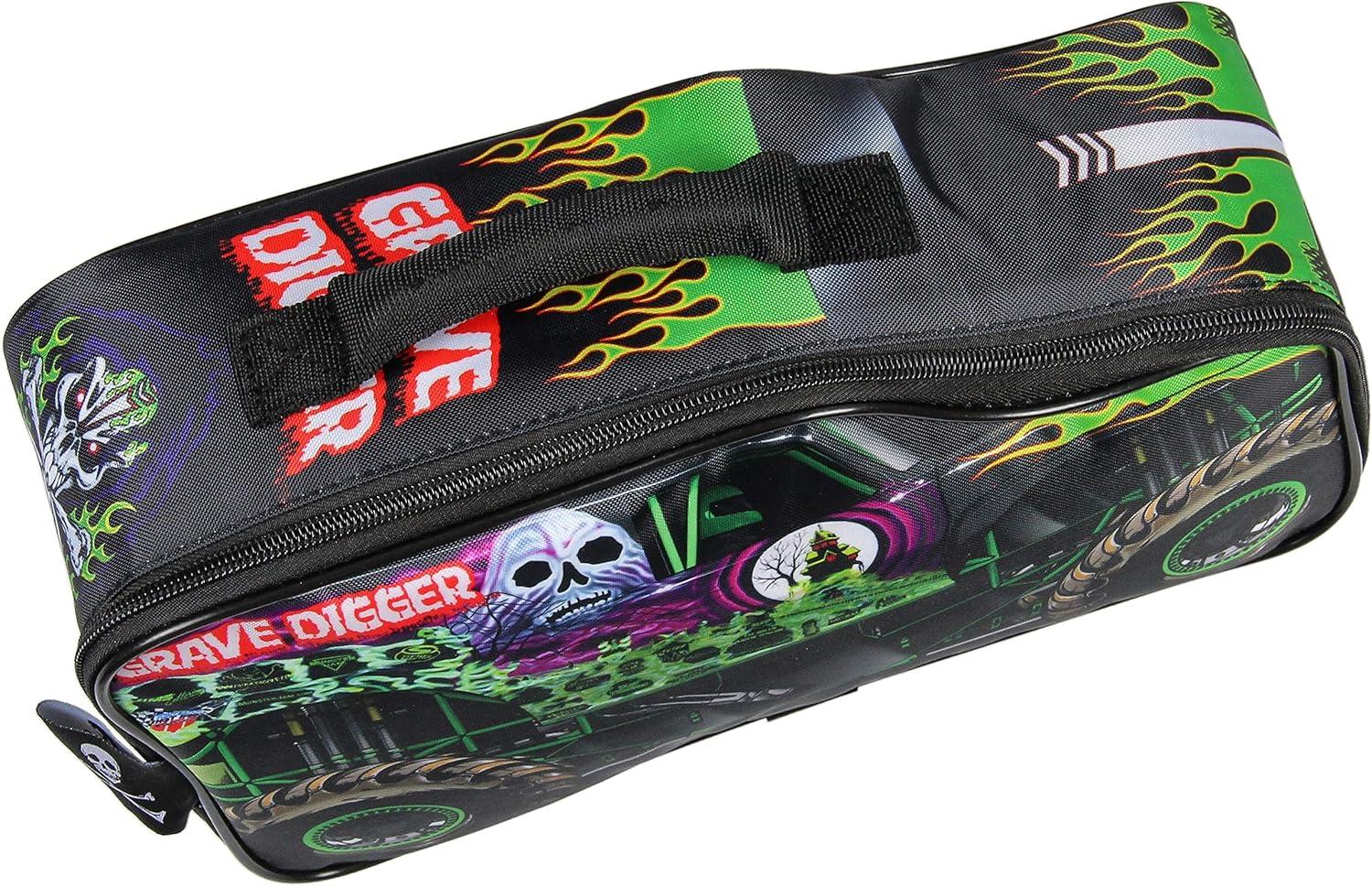 Monster Jam Lunch Box Grave Digger Truck Shaped Insulated Big Lunch Bag for Work Travel