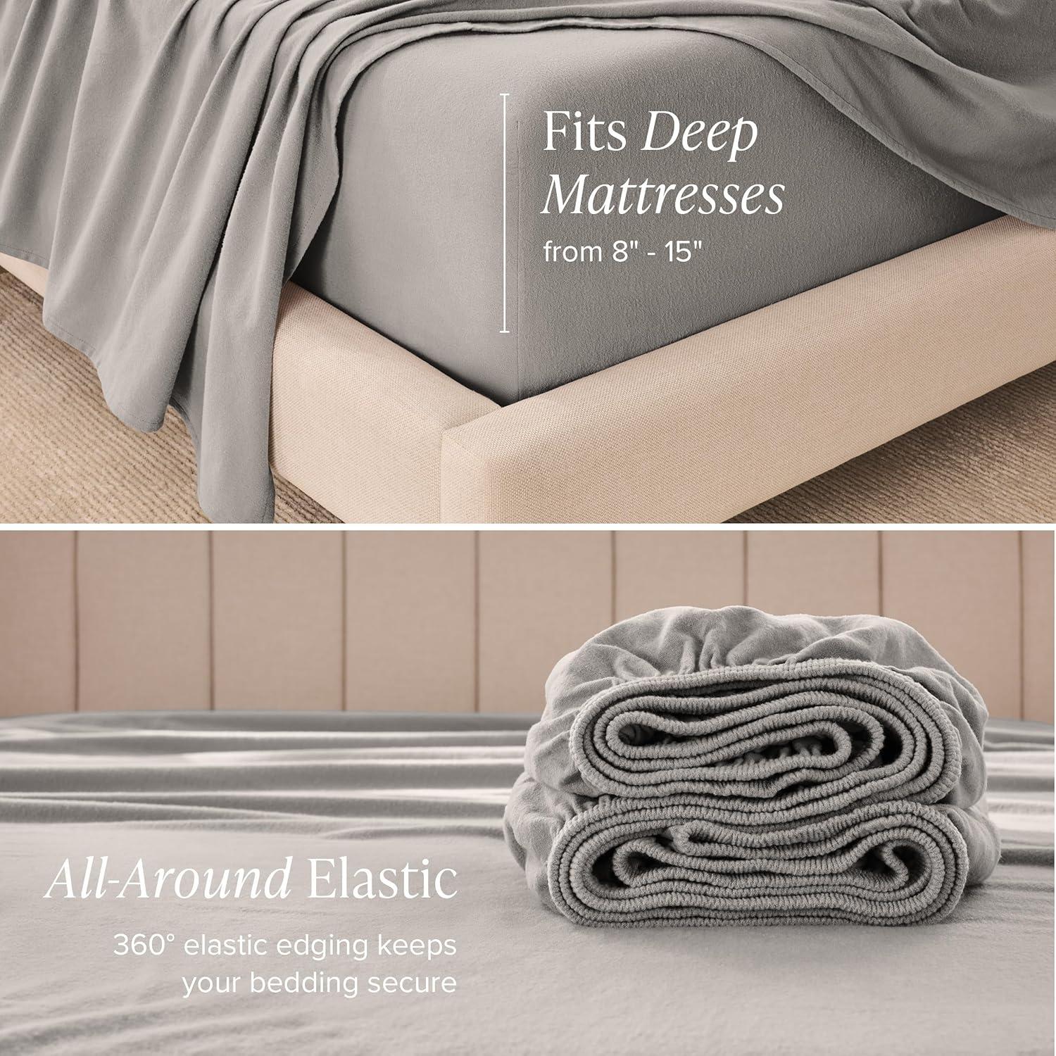 Bare Home Organic 100% Cotton Flannel Sheet Set & Reviews | Wayfair