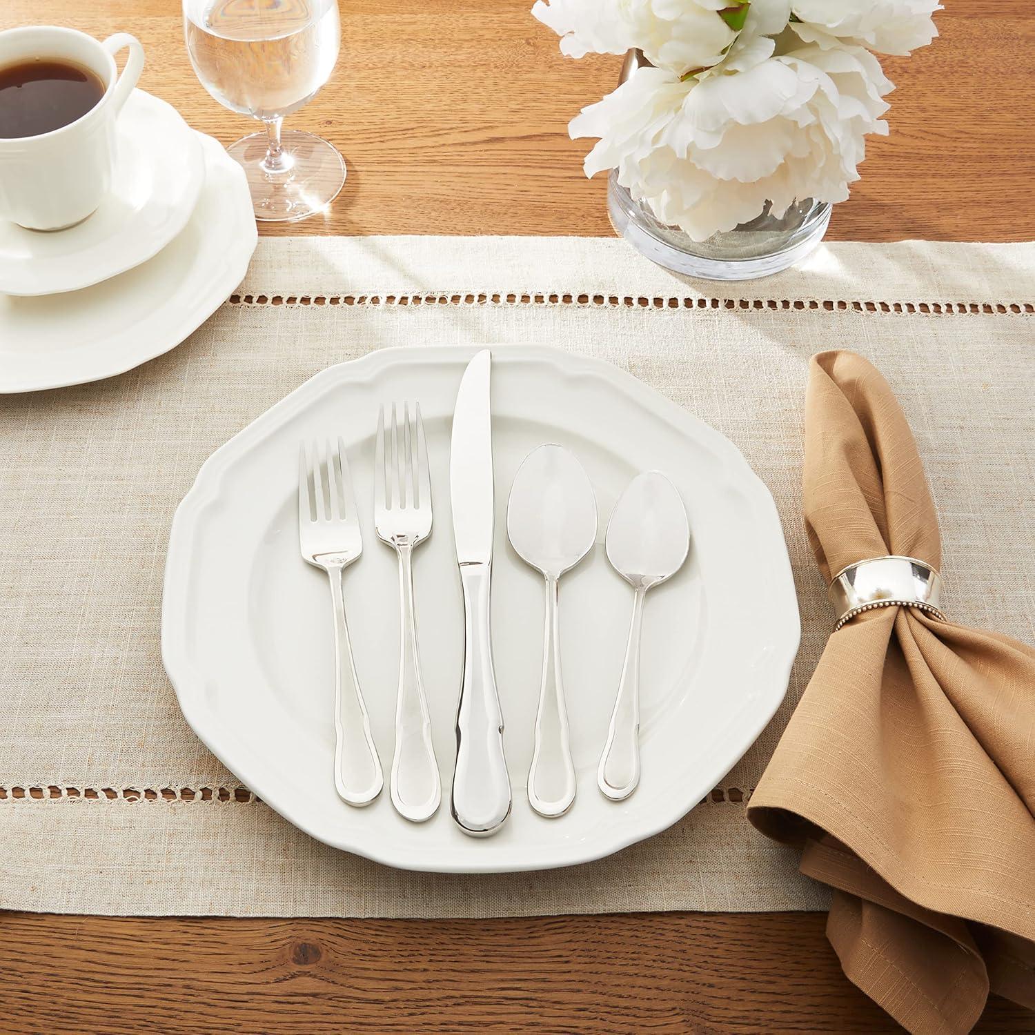 Ginkgo  Celine Traditional 20-piece Flatware Set (Service for 4)