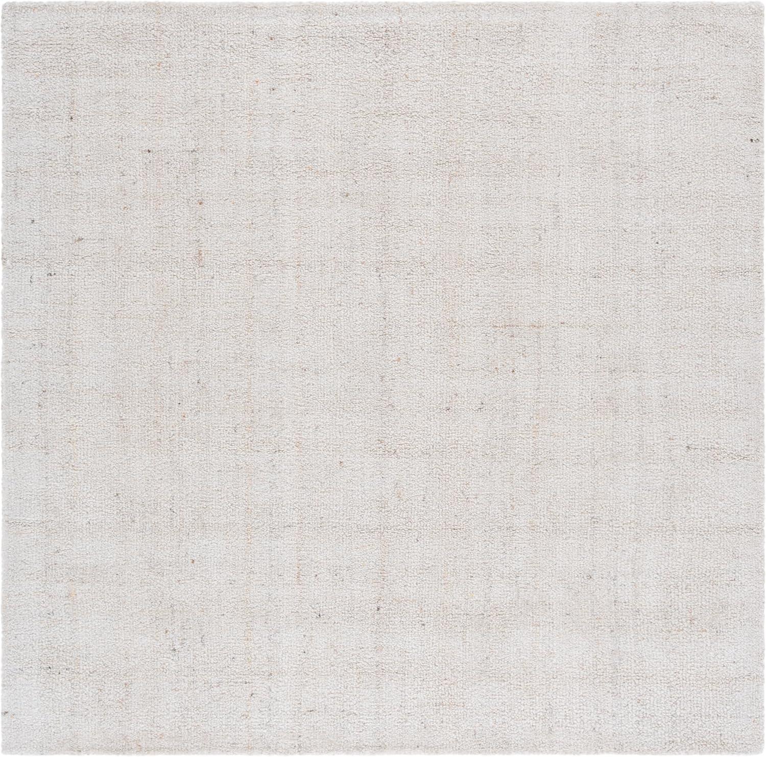 Abstract ABT141 Handmade Indoor Area Rug - Ivory/Beige - 8'x8' - Safavieh