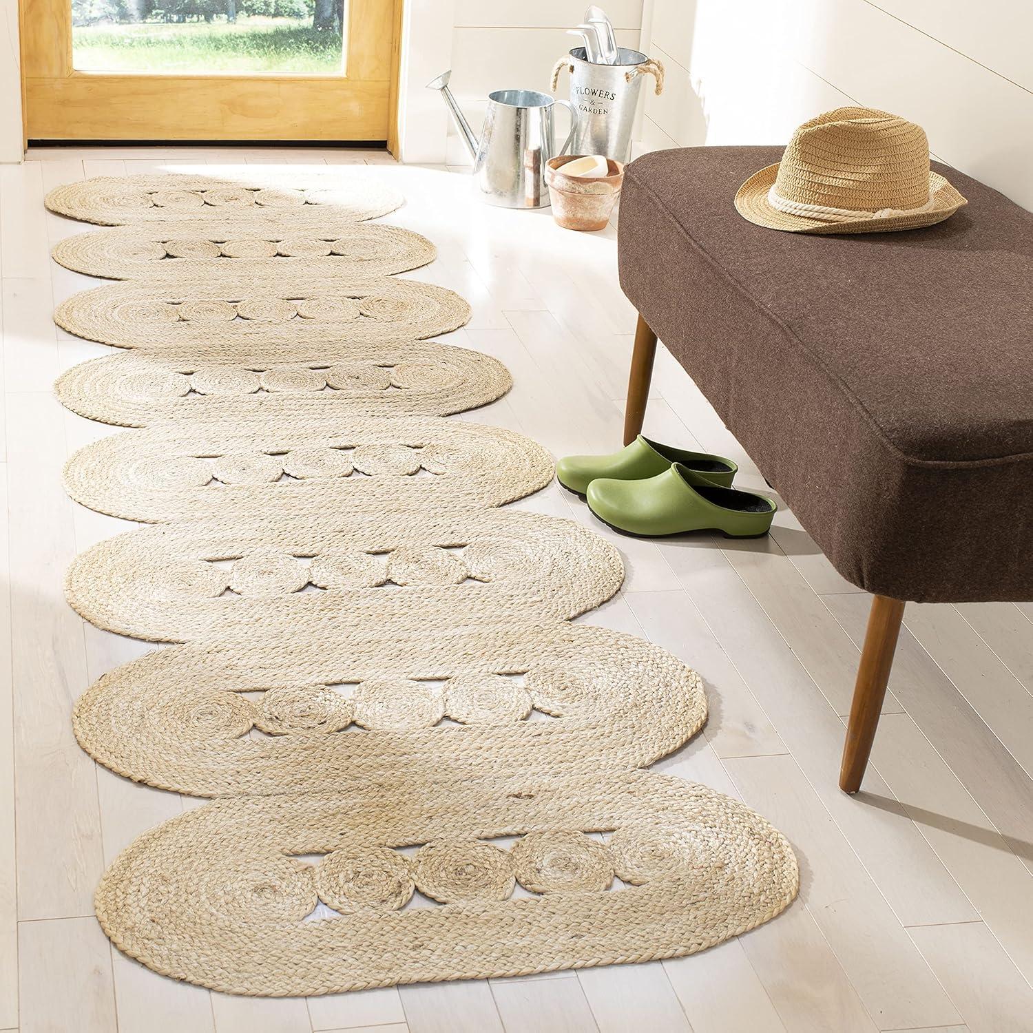 Natural Fiber NF365 Hand Woven Runner Rug - Ivory - 2'3"x12' - Safavieh.