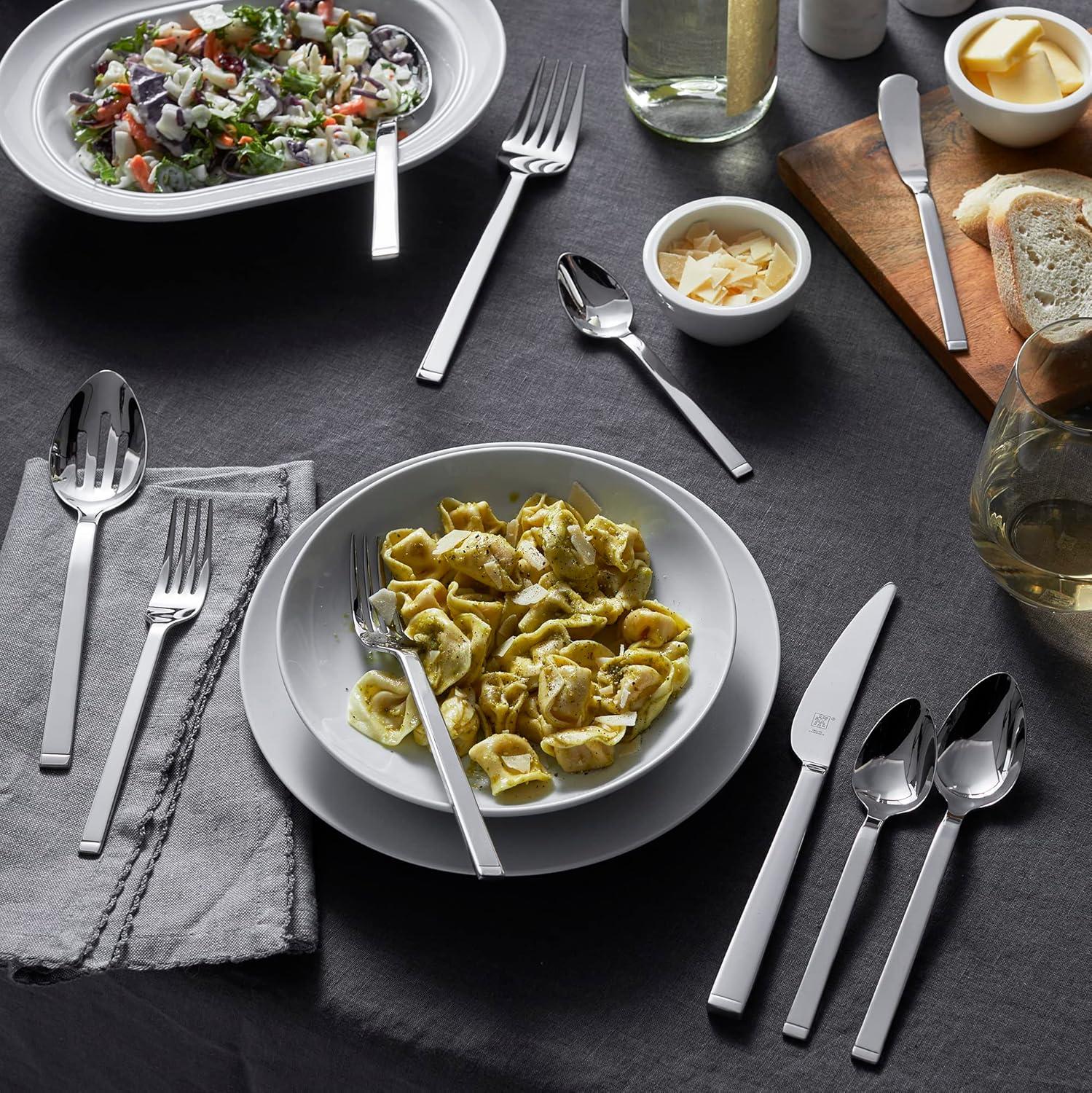 ZWILLING J.A. Henckels ZWILLING Squared 45-Piece 18/10 Stainless Steel Flatware Set