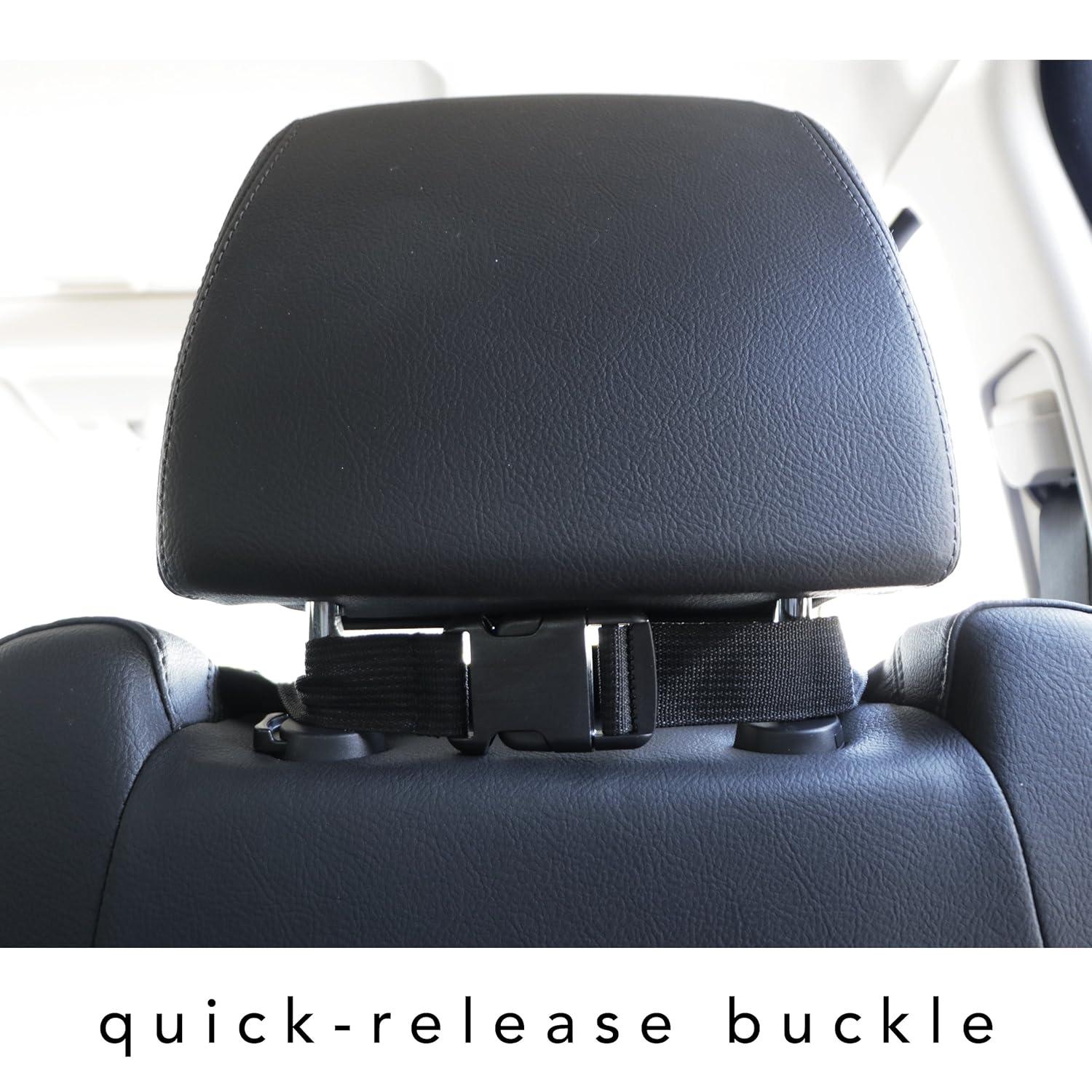 Dog Front Seat Cover, Waterproof s Car Seat Covers with One Dog Safety Belt Universal Size for Cars, Trucks  , Black
