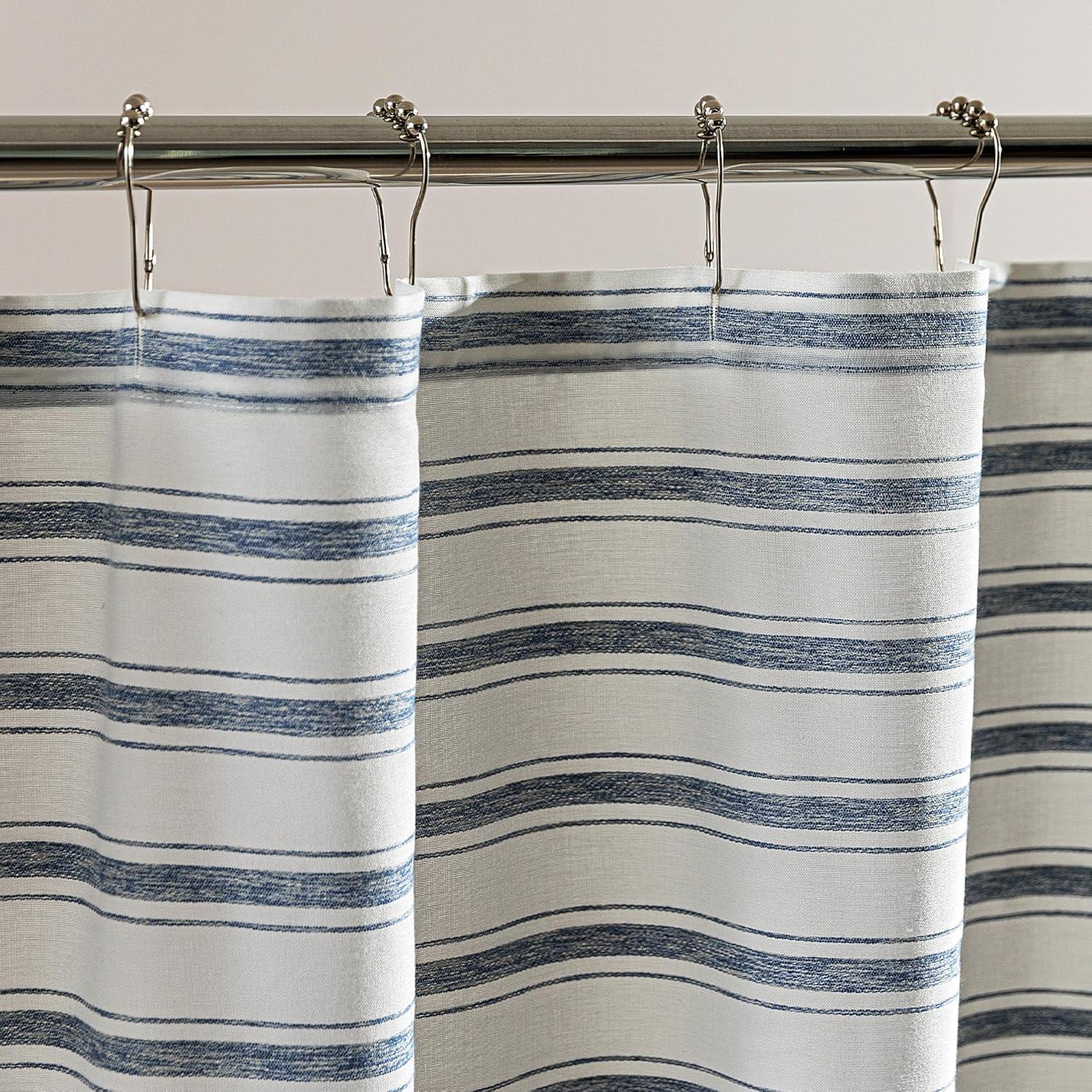 Lush Decor Striped Shower Curtain