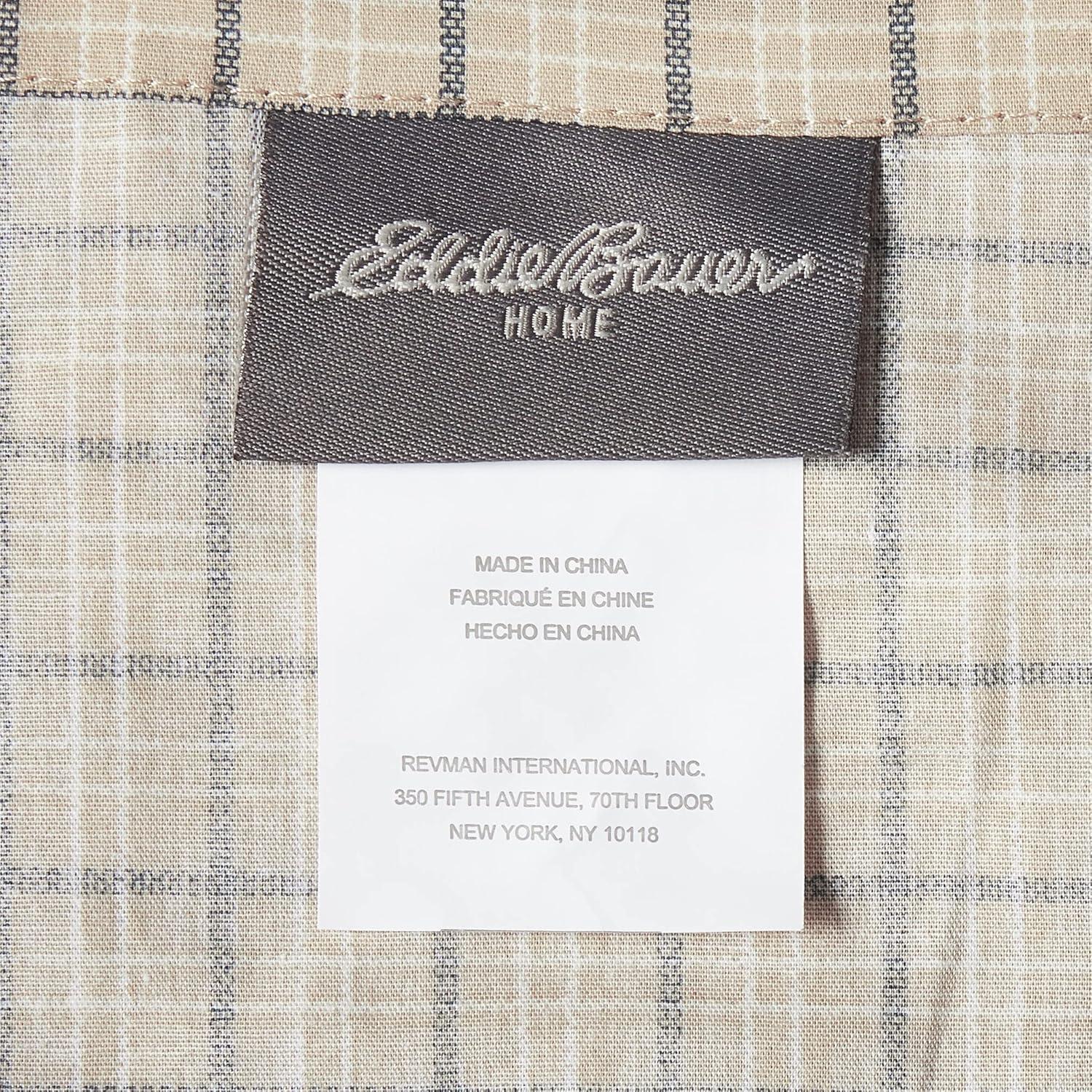 Eddie Bauer Port Gamble Indigo Cotton Duvet Cover Set