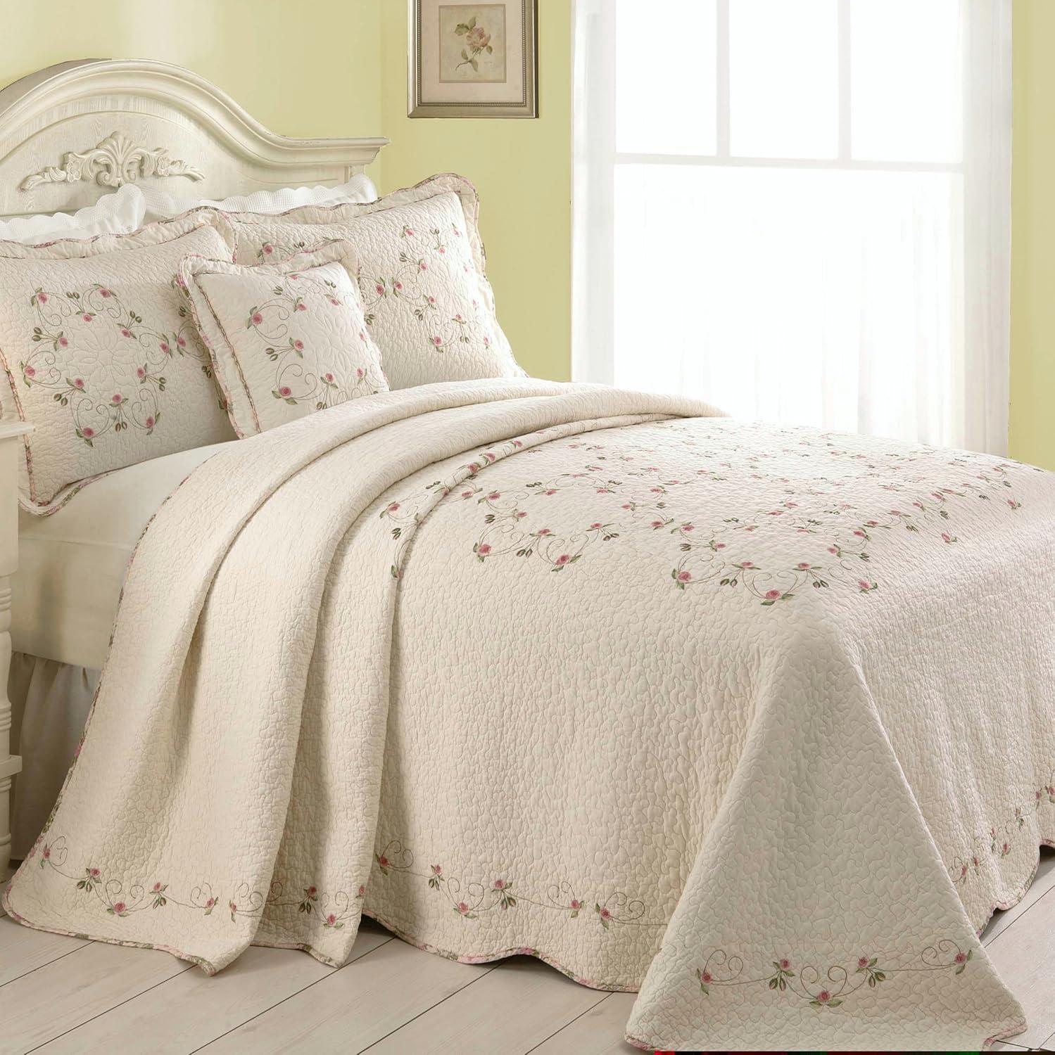 Modern Heirloom Felisa Square Embroidered Pillow