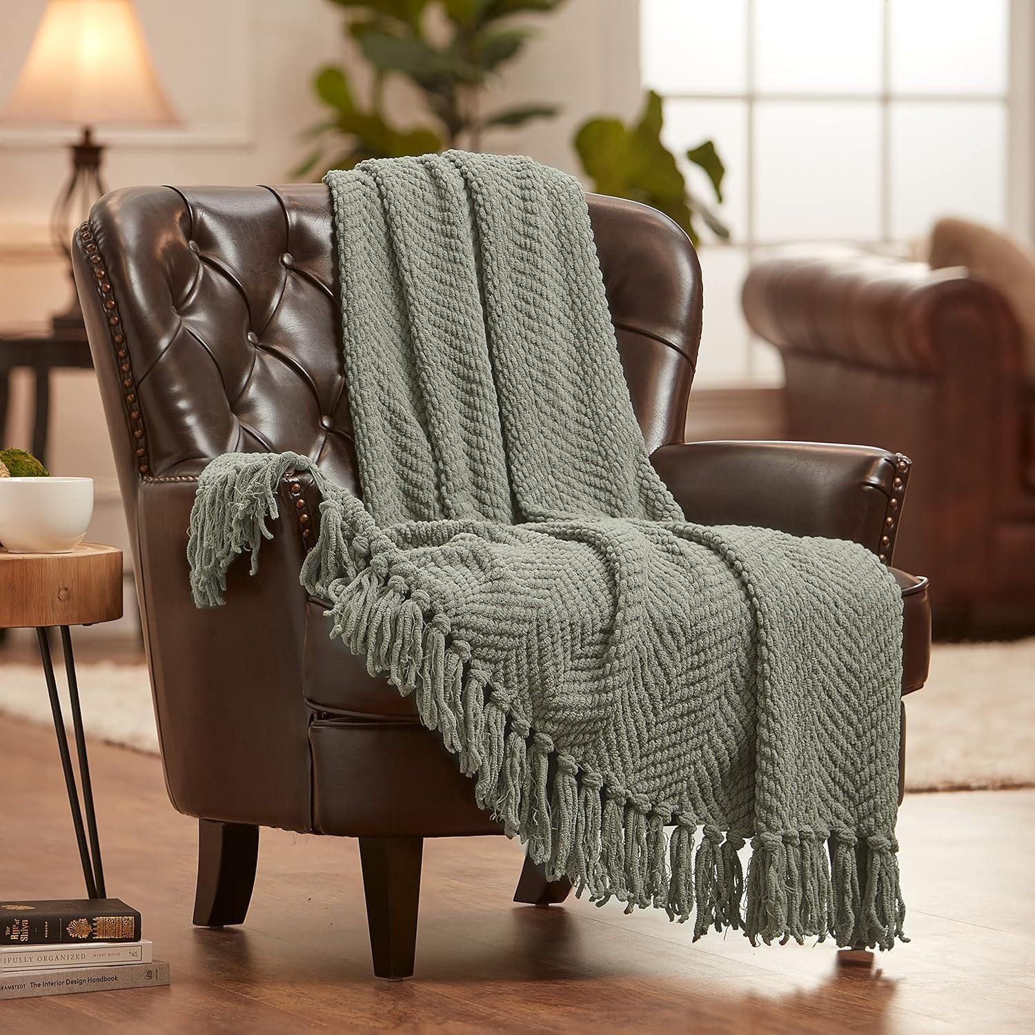 Chanasya Textured Knitted Throw
