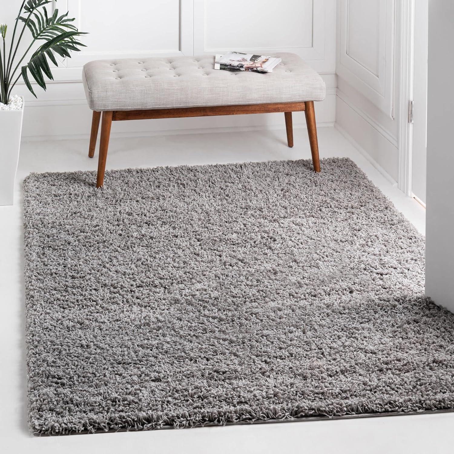 Unique Loom Solid Shag Solid Indoor Woven Area Rug