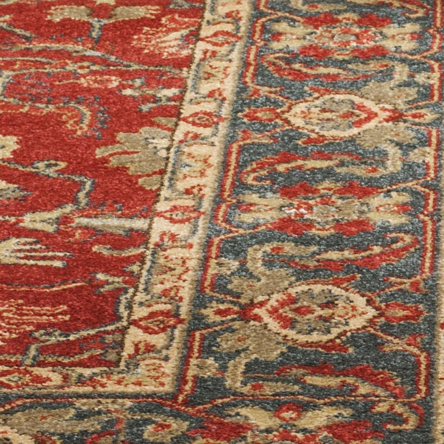 SAFAVIEH Mahal Phylliss Oriental Area Rug, Red/Natural, 9' x 12'