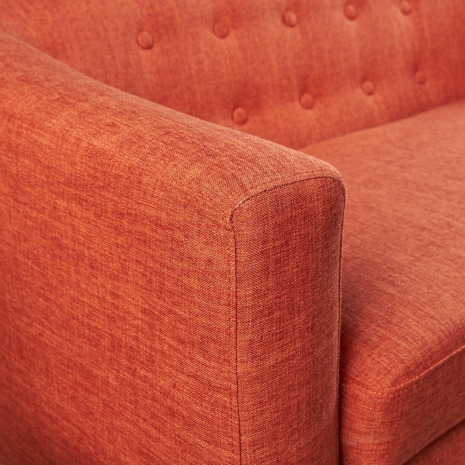 Bridie Mid-Century Loveseat Muted Purple - Christopher Knight Home: Stylish 2-Seater, Polyester Upholstery, Hardwood Frame