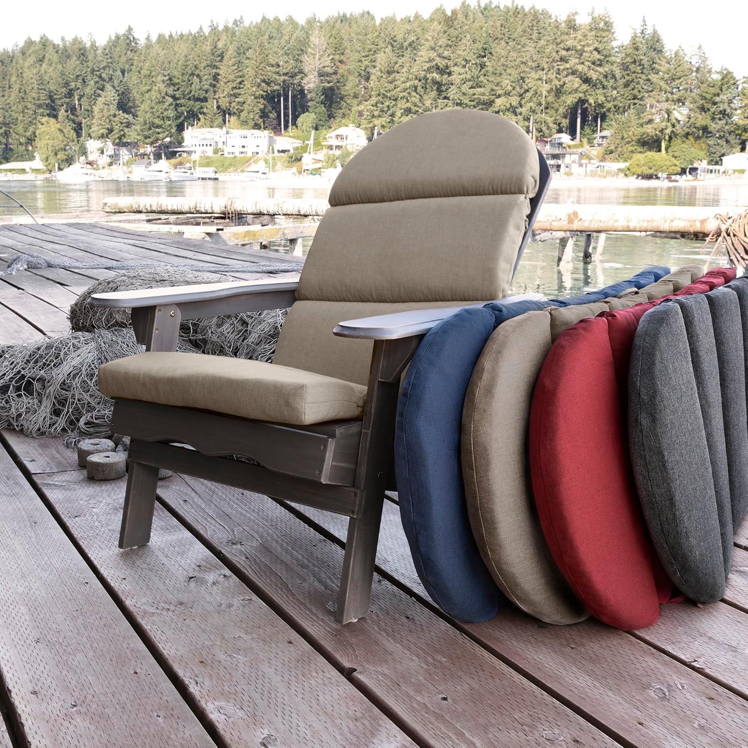 Arden Selections Oceantex Outdoor Adirondack Chair 2.5" Cushion