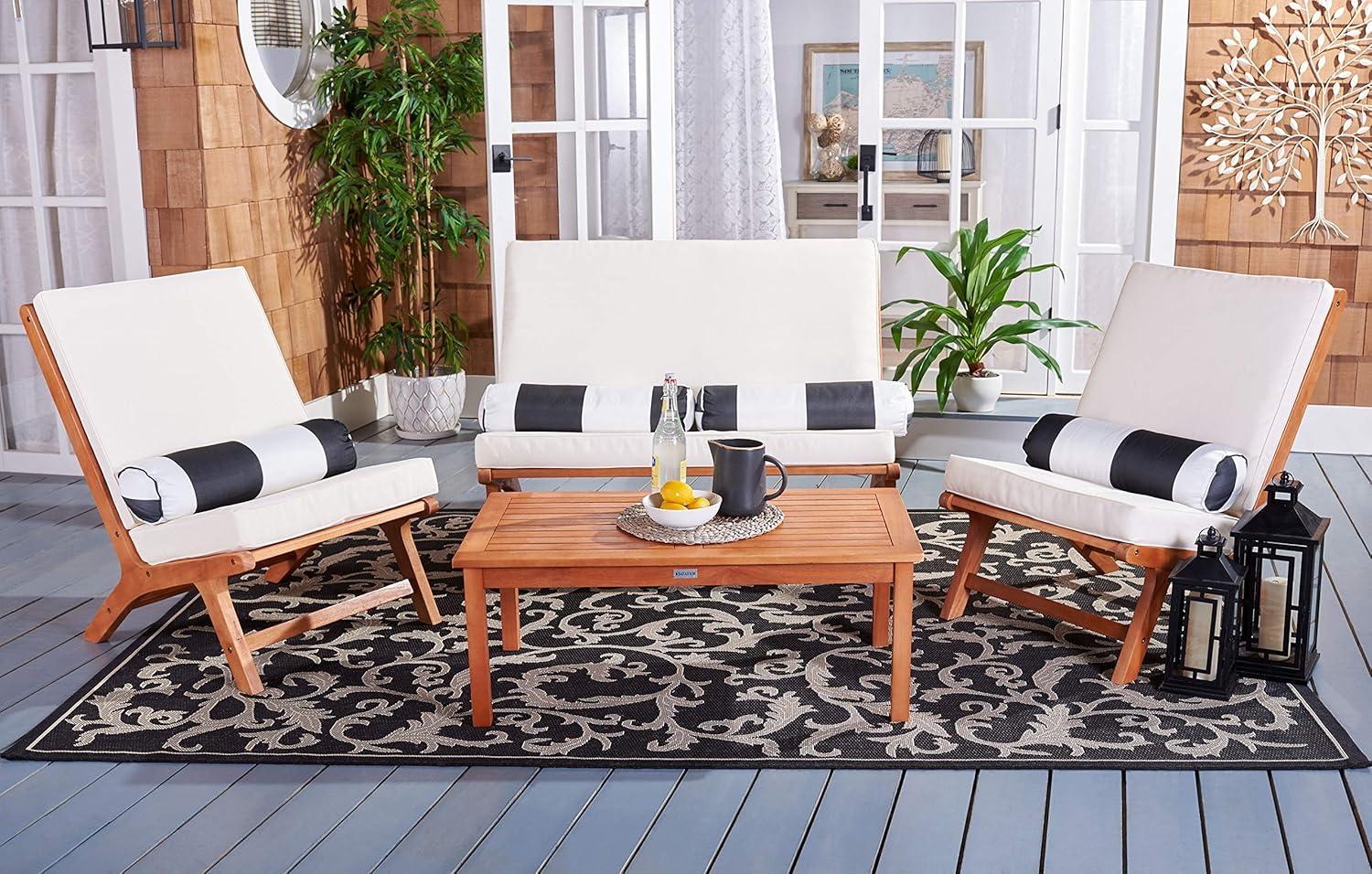 Chaston 4 Piece Living Set - Safavieh