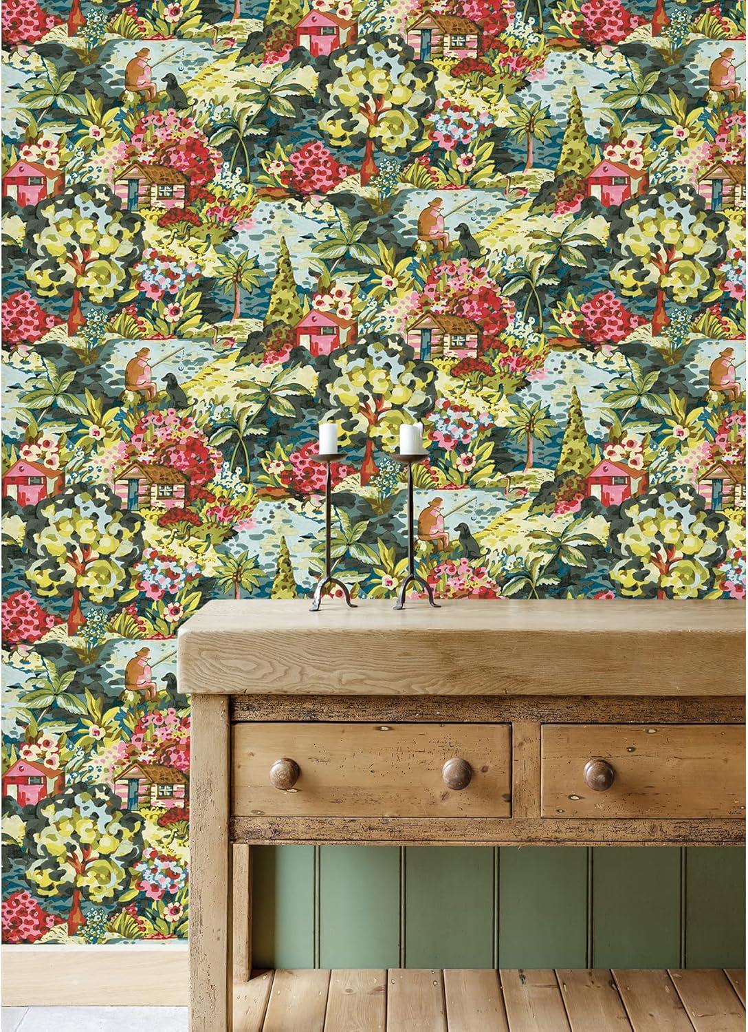 Le Forestier Peel & Stick Floral Roll