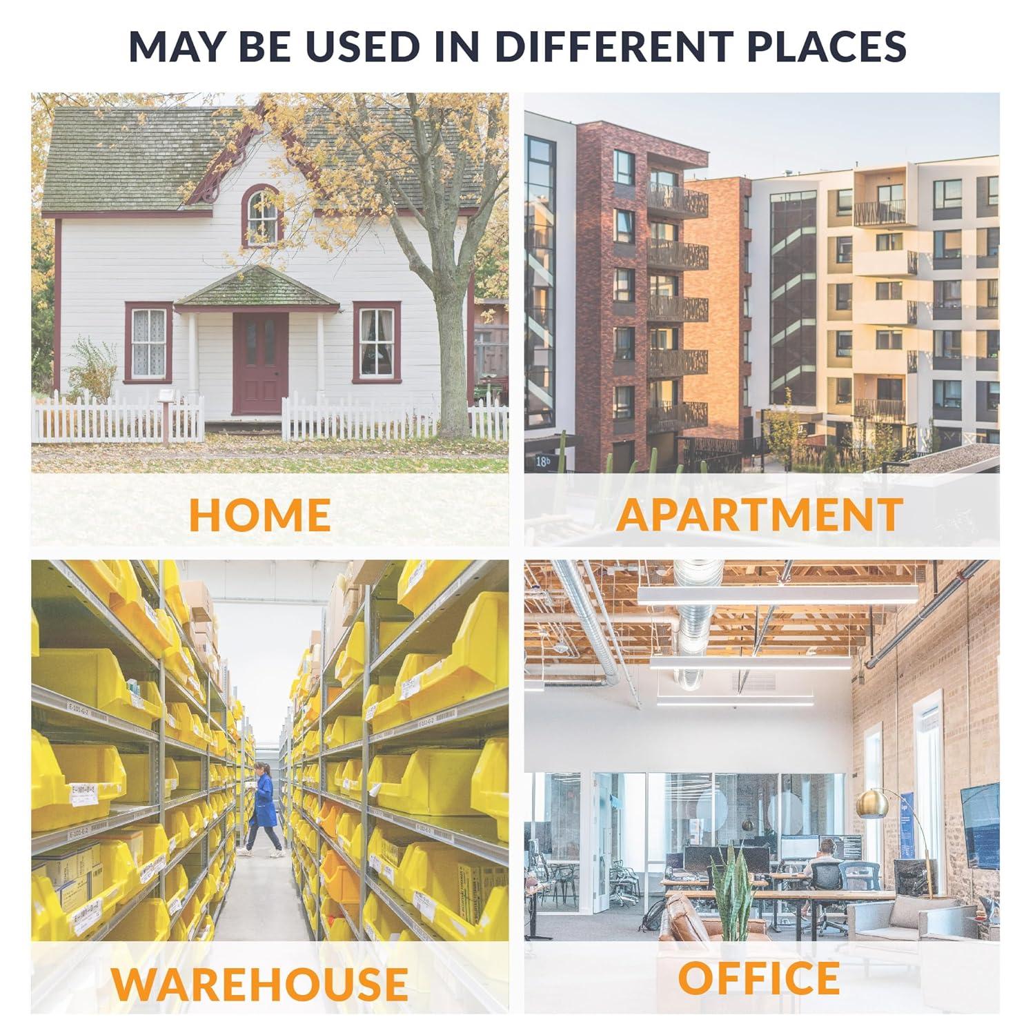 Newhouse Hardware Battery-Operated Wireless Chime with Flashing LED Light for Hearing Impaired