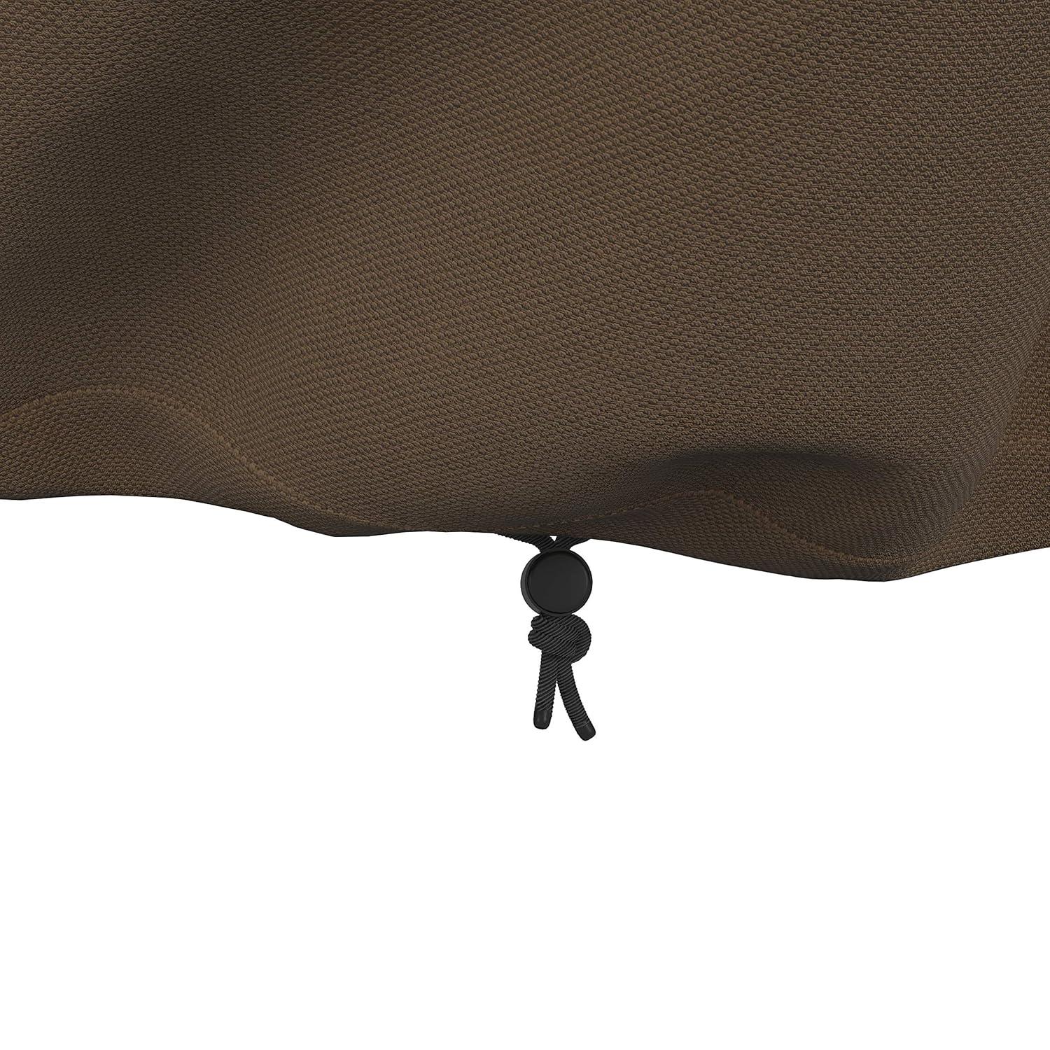 Amazon Basics 2 Seater Outdoor Couch Cover, Patio Furniture Cover, Waterproof, Anti-UV, Durable, Beige/Tan